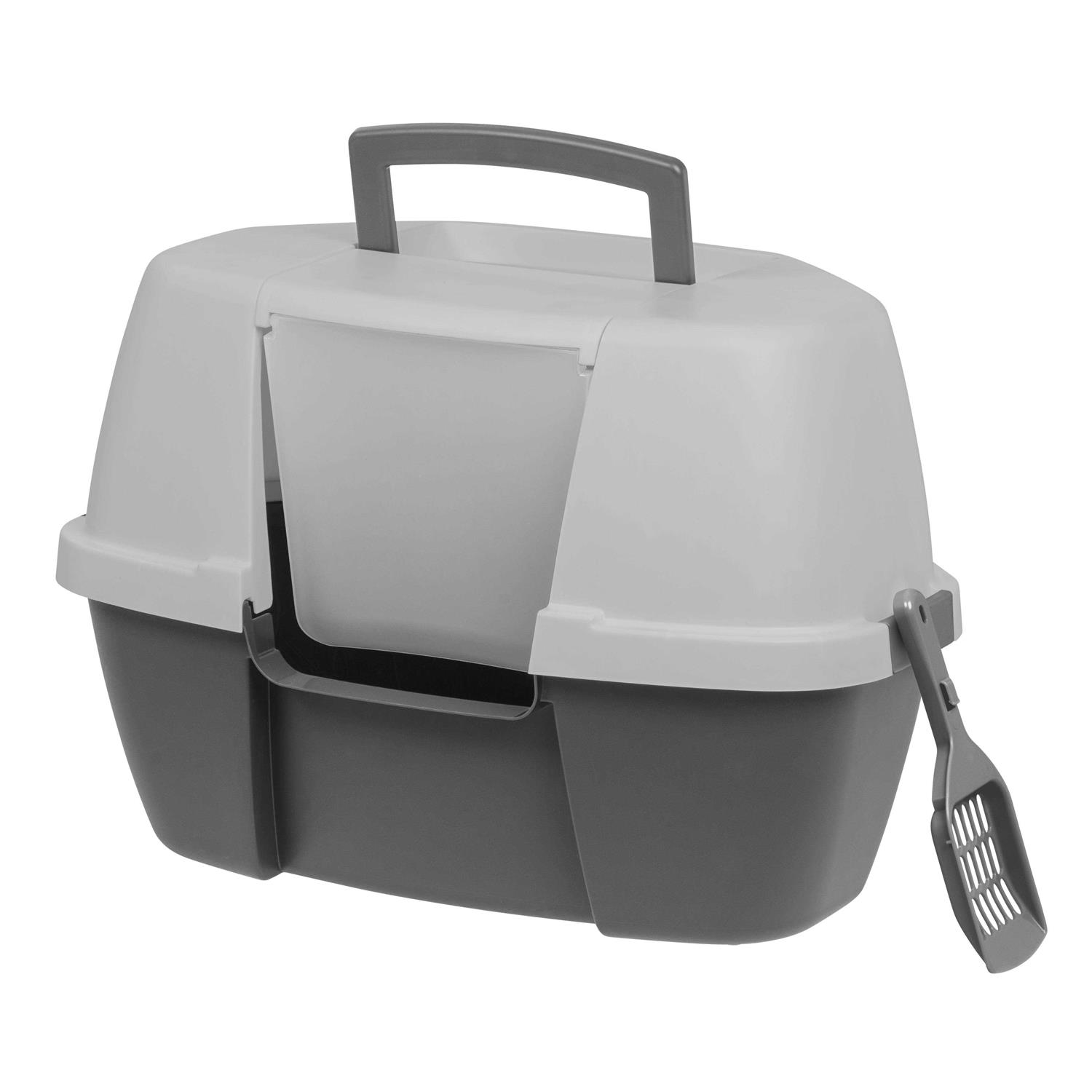 IRIS USA Hooded Cat Litter Box with Scoop - Pet Supplies online store