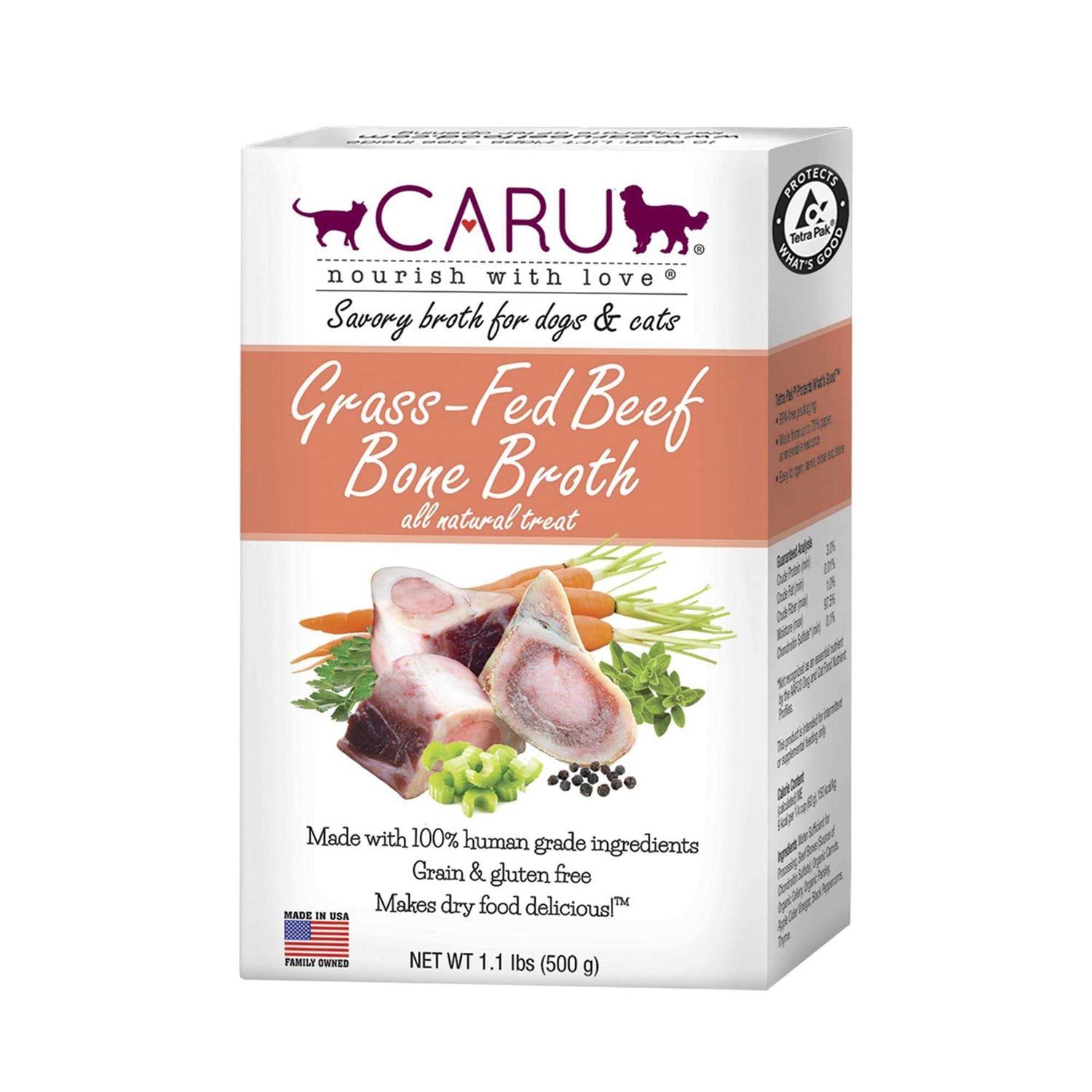 Caru Grass-Fed Beef Bone Broth for Dogs Cats - Pet Supplies online store