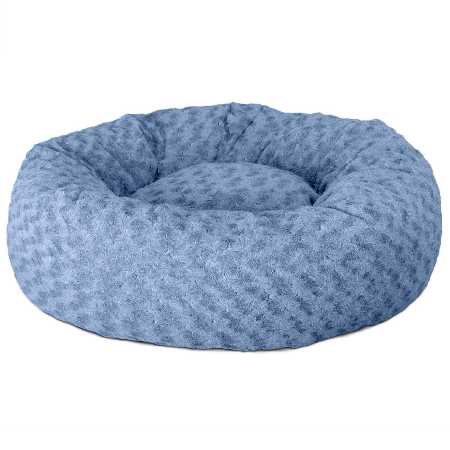 FurHaven Curly Fur Plush Donut Dog Bed - Pet Supplies online store
