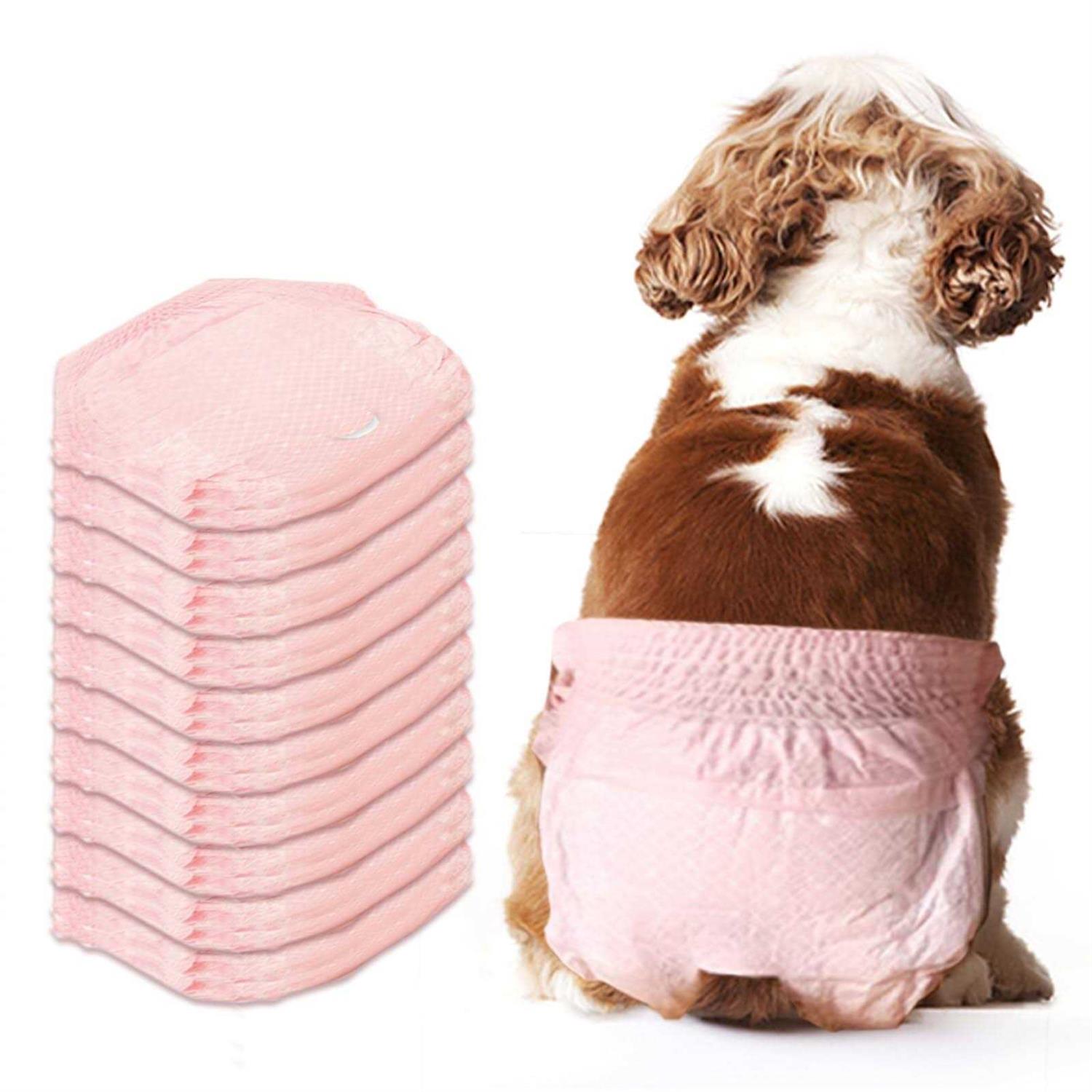 Disposable Dog Diapers Female,10 Pcs Stretchy Dog Diapers,Cat Diapers for Female Cats - Pet Supplies online store