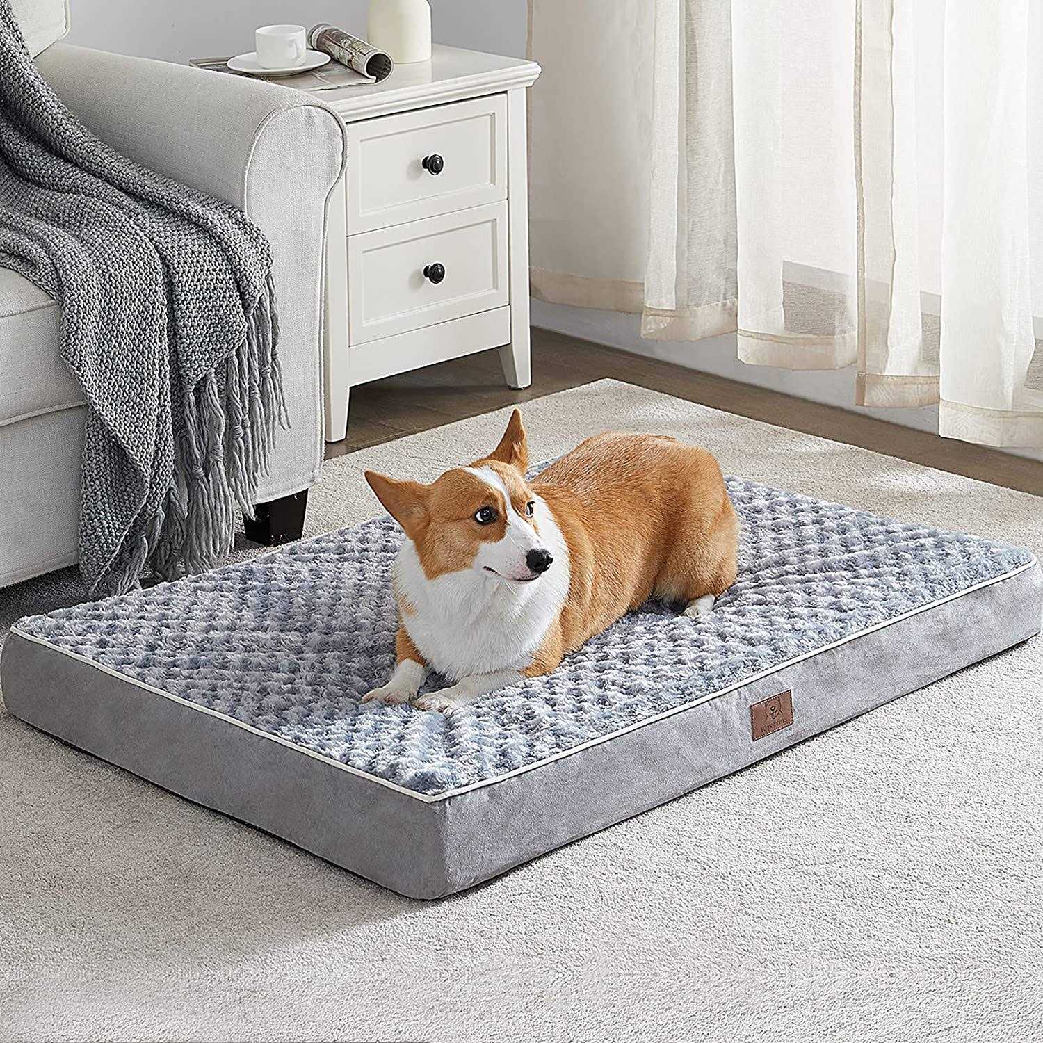 WNPETHOME Orthopedic Dog Beds for Large Dogs Extra Large Waterproof Dog Bed with Removable Washable Cover & Anti-Slip Bottom - Pet Supplies online store