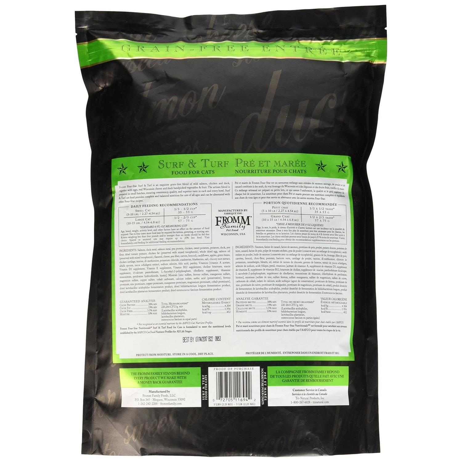 Fromm Four Star Surf Turf Cat Food - Pet Supplies online store