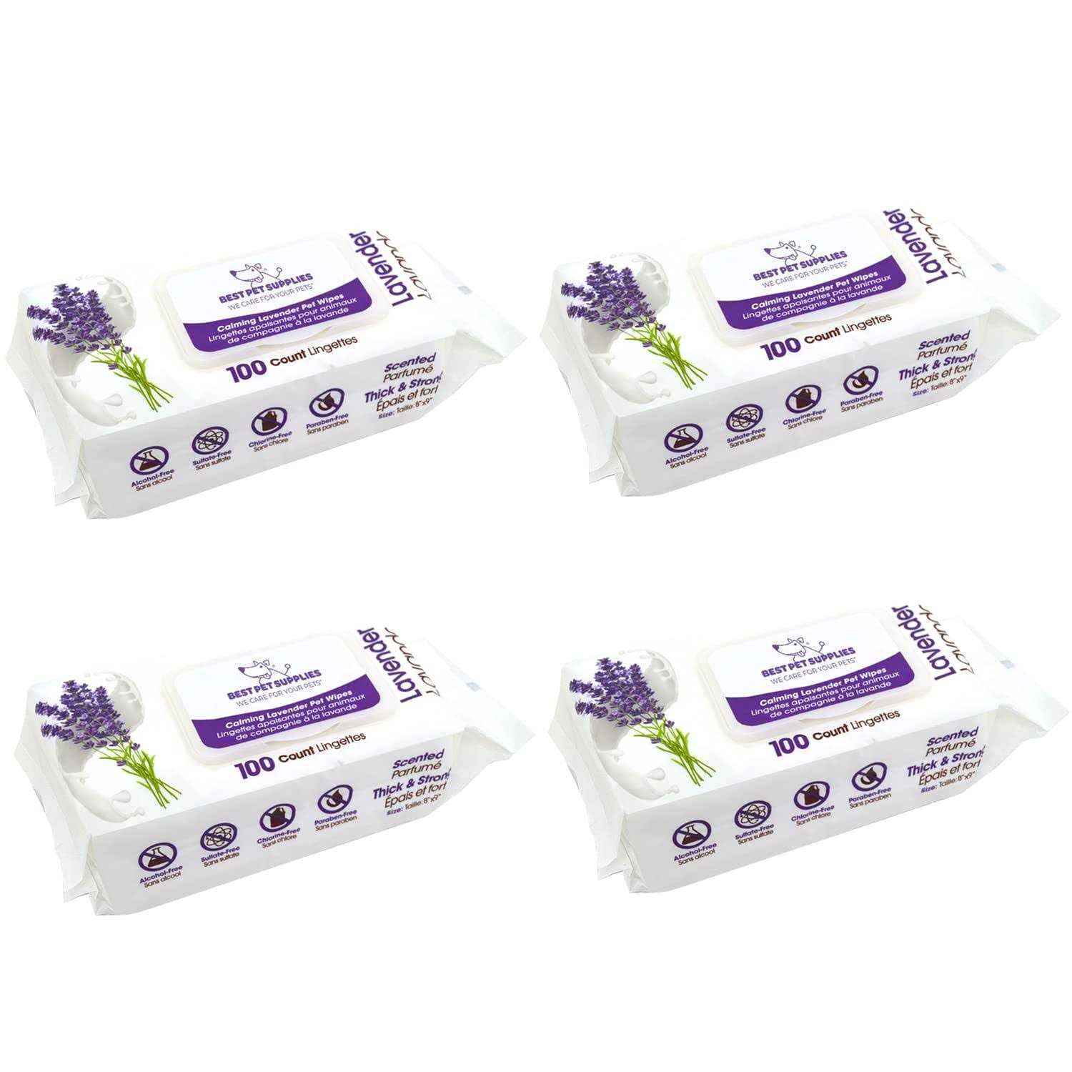 Best Pet Supplies Pet Grooming Wipes for Dogs & Cats Plant-Based Deodorizer for Coats & Dry, Itchy, or Sensitive Skin - Pet Supplies online store