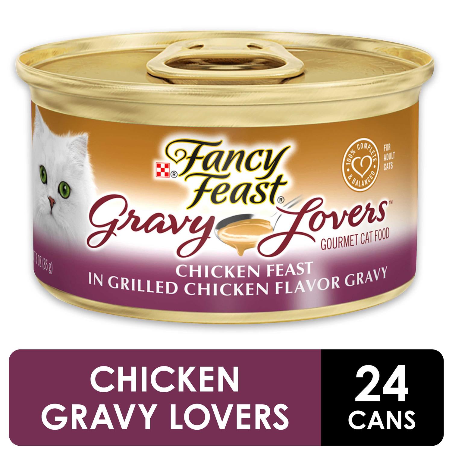 Fancy Feast Gravy Lovers Chicken Canned Cat Food, 3-oz, case of 24 - Pet Supplies online store