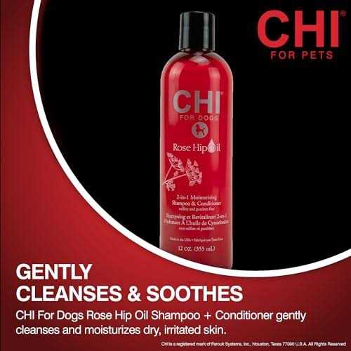 CHI for Dogs Rose Hip Oil Moisturizing Waterless Bath Spray - Pet Supplies online store