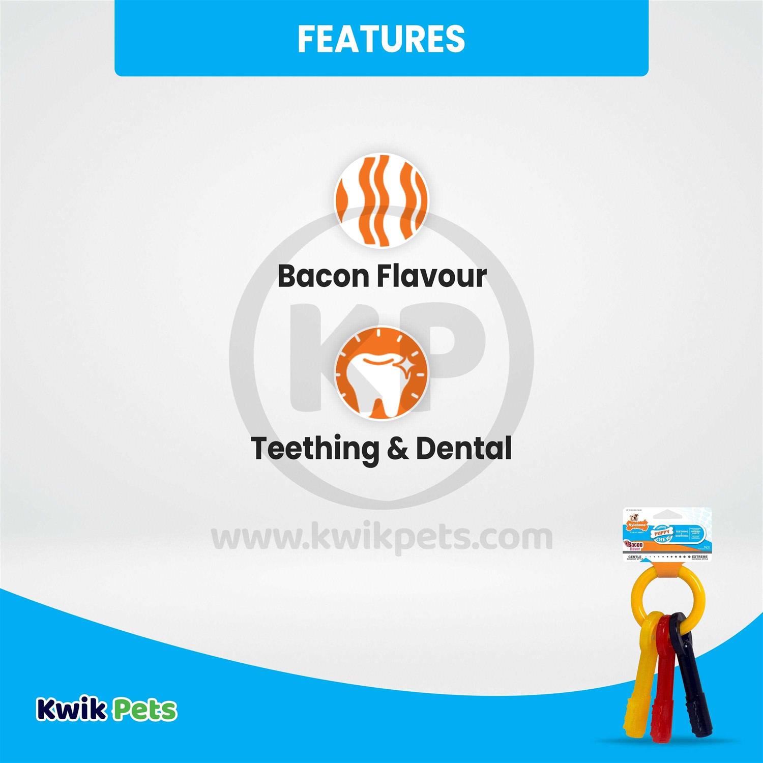 Nylabone Puppy Chew Teething Keys - Pet Supplies online store