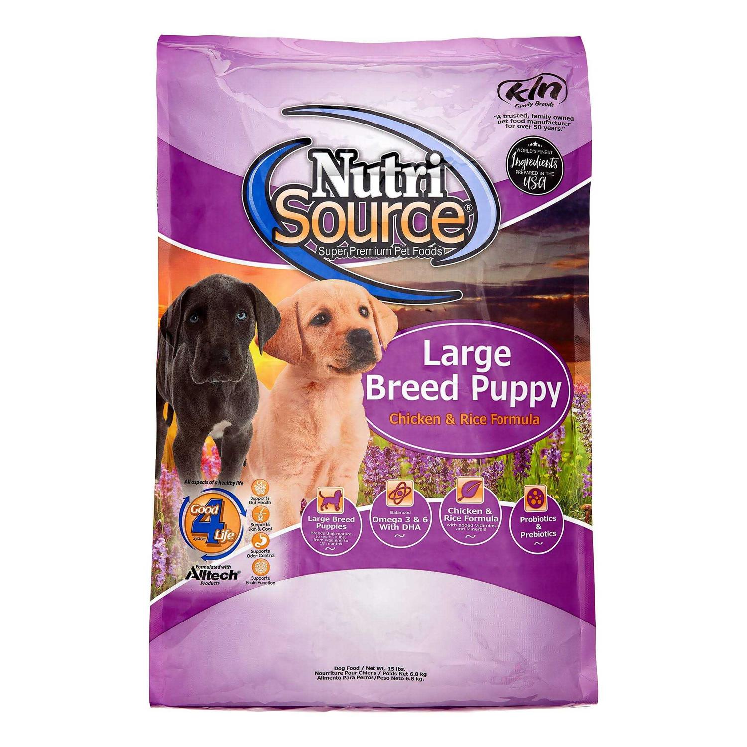 NutriSource Chicken Rice Large-Breed Puppy Dry Dog Food - Pet Supplies online store