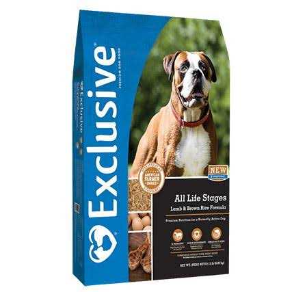 Exclusive Dog Food All Life Stages Lamb Brown Rice - Pet Supplies online store