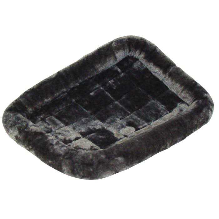 Midwest Quiet Time Gray Fleece Pet Bed - Pet Supplies online store