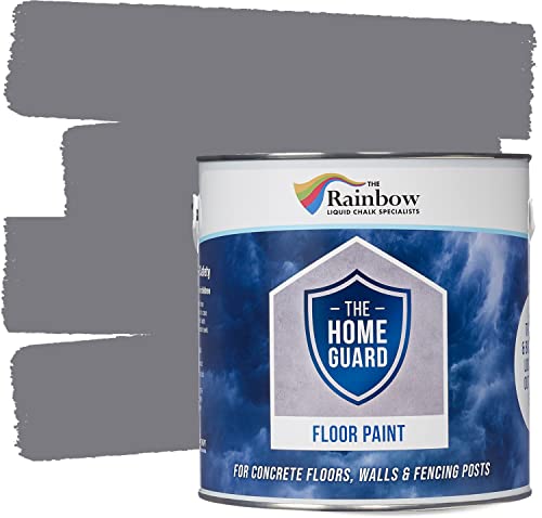HOME GUARD Exterior House Paint Extremely Durable Long Lasting Vinyl Window & Siding Paints, UPVC Cladding, Facia Boards, Front Door, Cabinet & Furniture Paint [Shingle] (Grey) - (5 Liter)