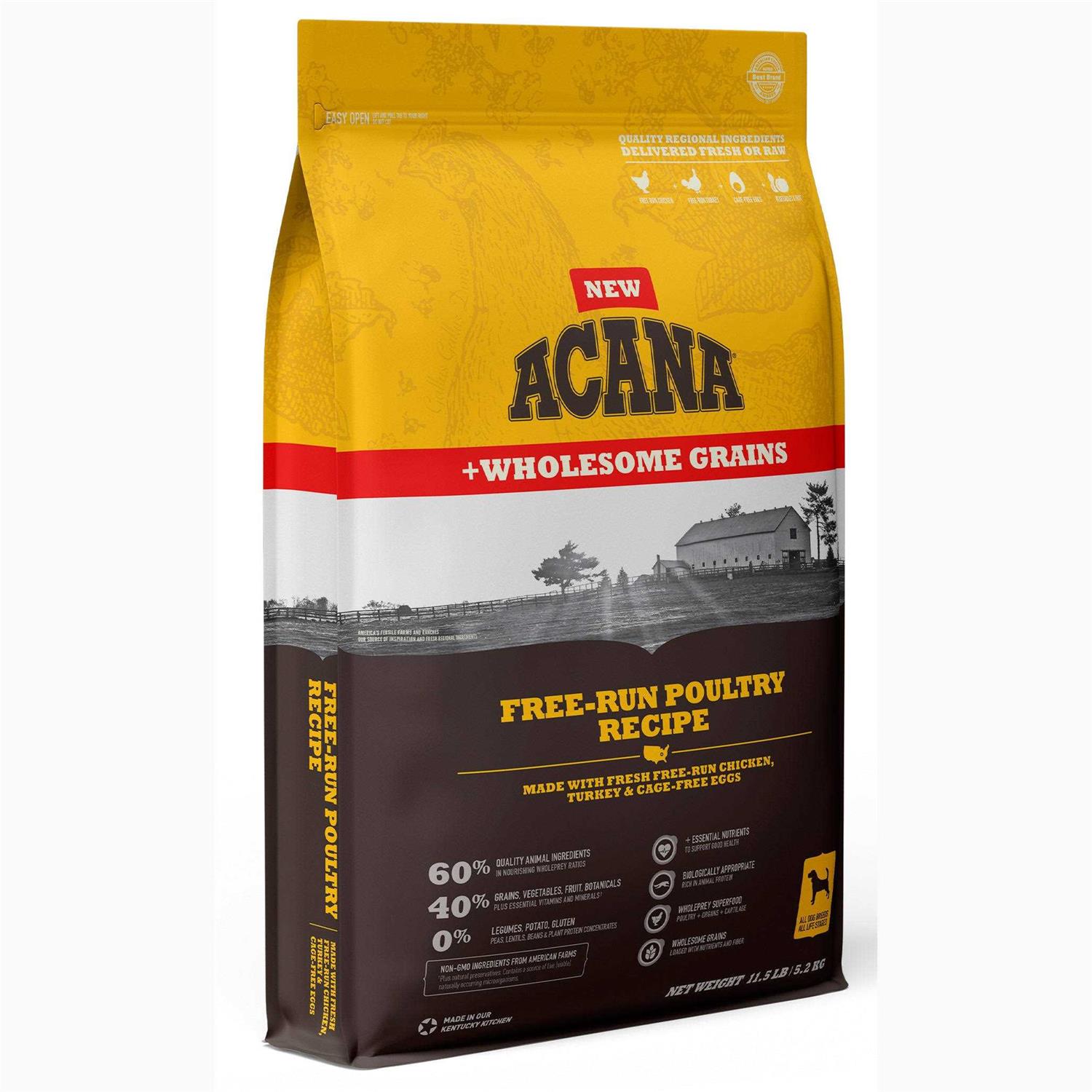 Acana Recipe Wholesome Grains Dry Dog Food - Pet Supplies online store