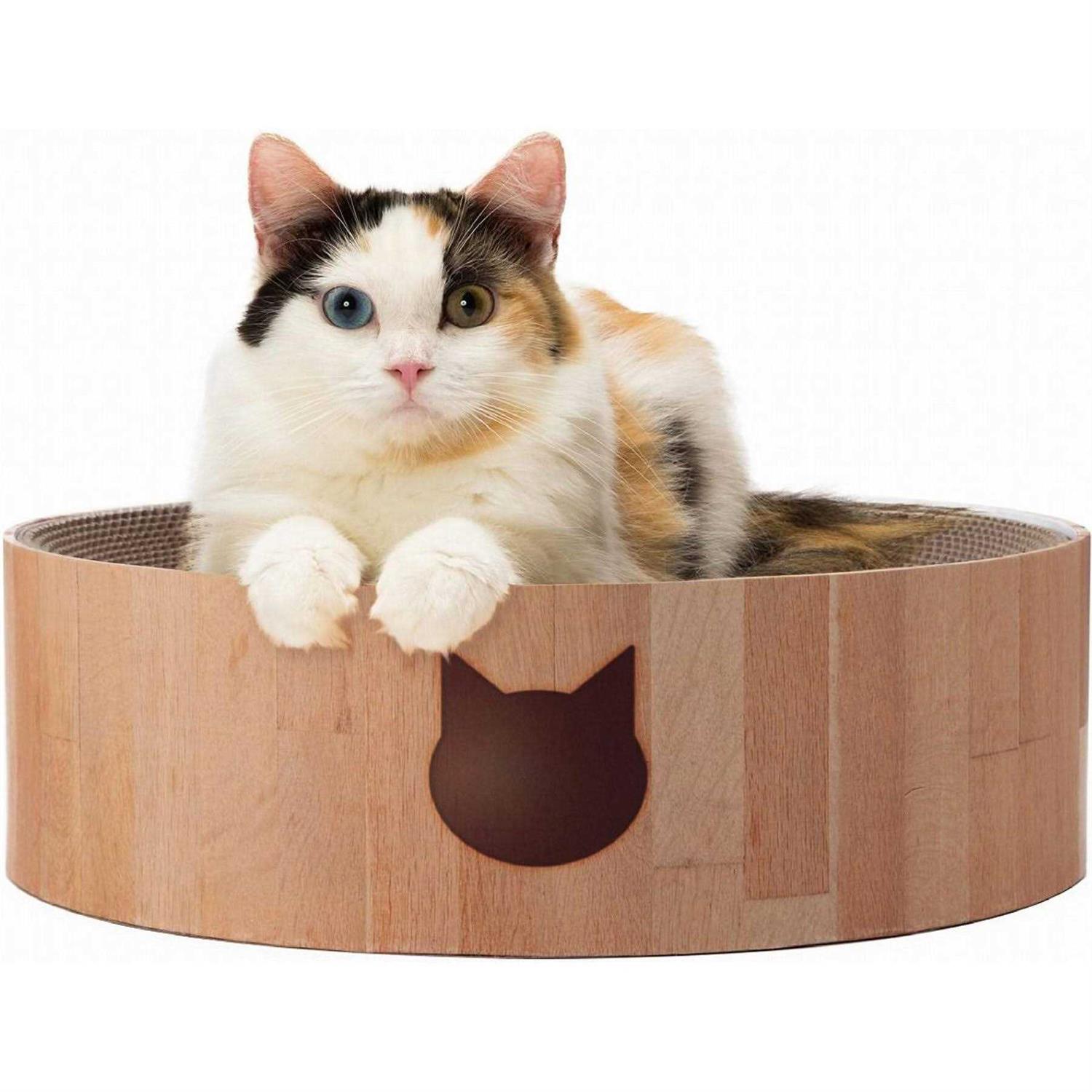 Necoichi Cozy Cat Scratcher Bowl - Pet Supplies online store