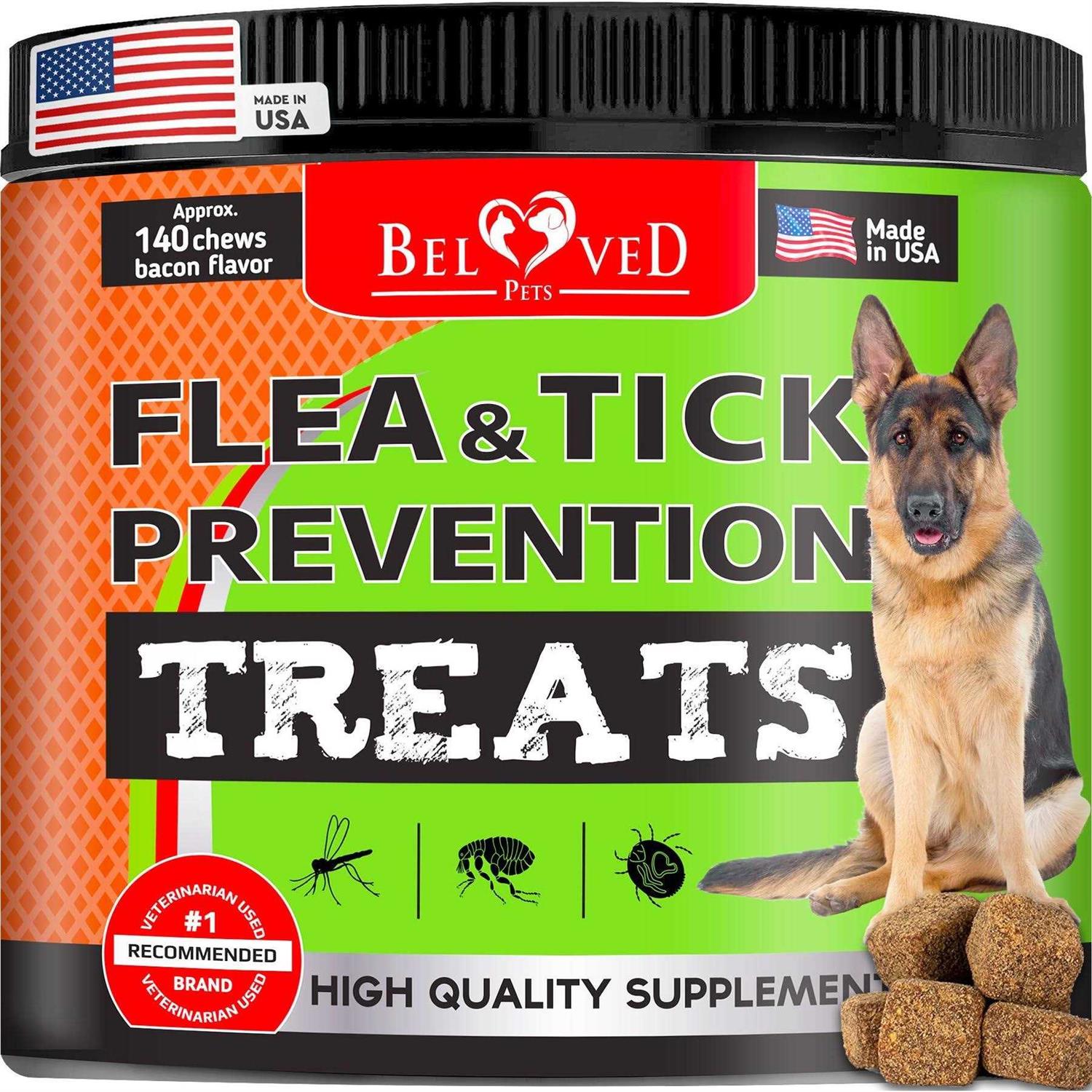 Beloved Pets Flea and Tick Prevention Treats for Dogs - Pet Supplies online store