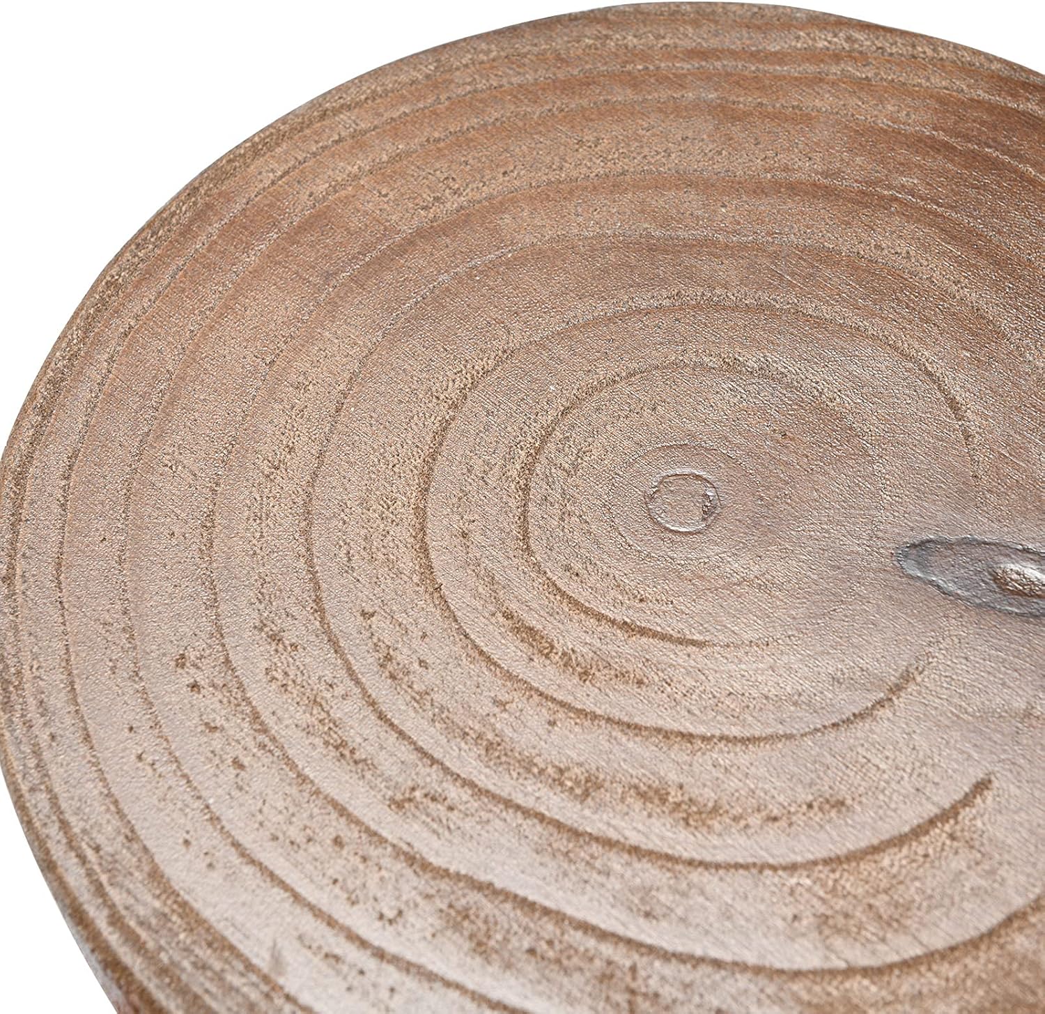 Wooden Stool Display Stand, Outdoor Indoor Plant support Wood Potted Rack Flower Pot Freestanding Represent Holder Decorative Round for Displaying Flowers in Living Room Garden