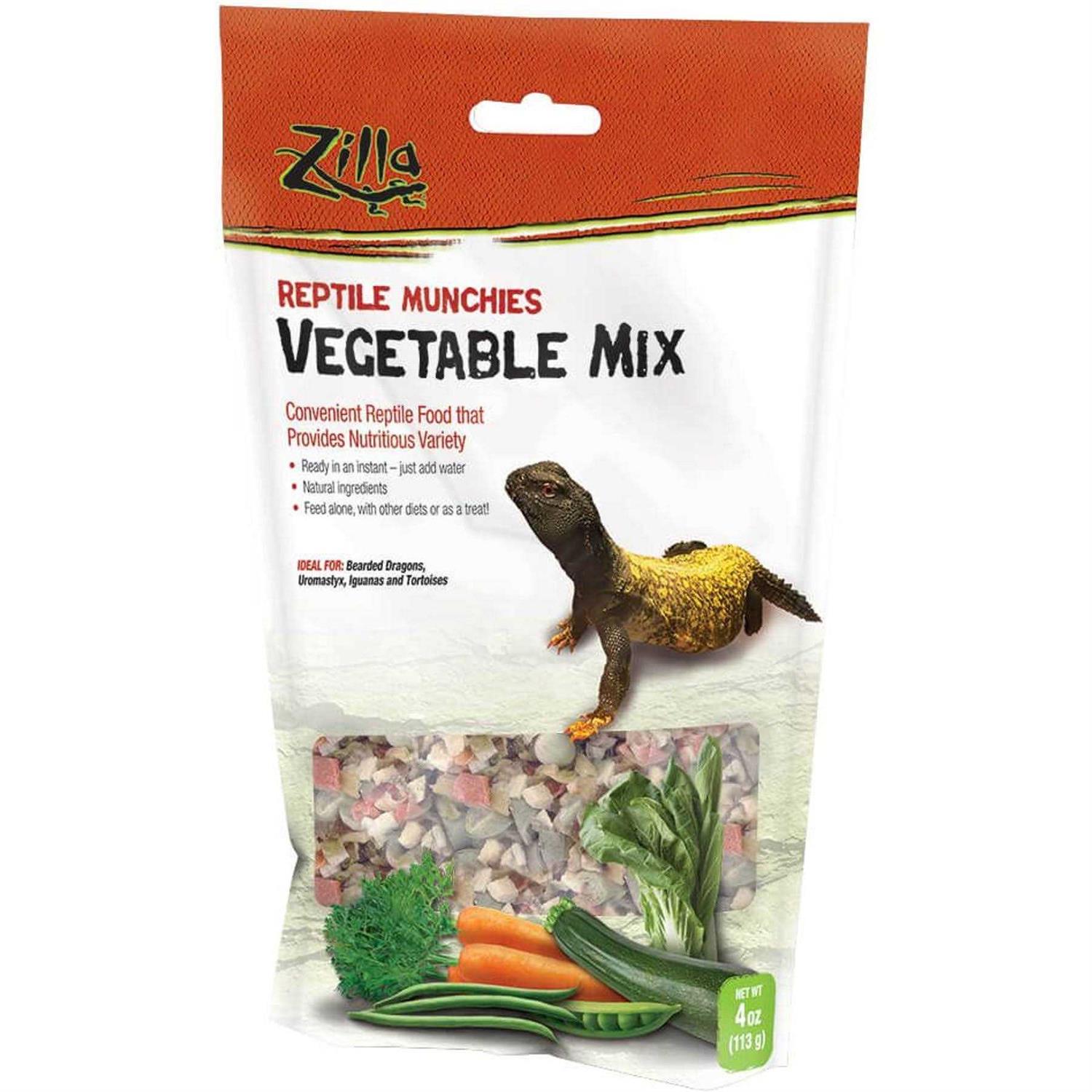 Zilla Reptile Munchies Vegetable Mix - Pet Supplies online store