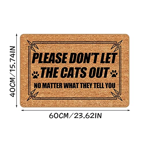 Front Door Mat Door Mat Indoor Entrance Non-Slip Inside Door Mat Welcome Happy Camper Welcome Matt for Front Door Easy Clean Floor Mat for Entryway, Patio, High Traffic Areas 16x24IN
