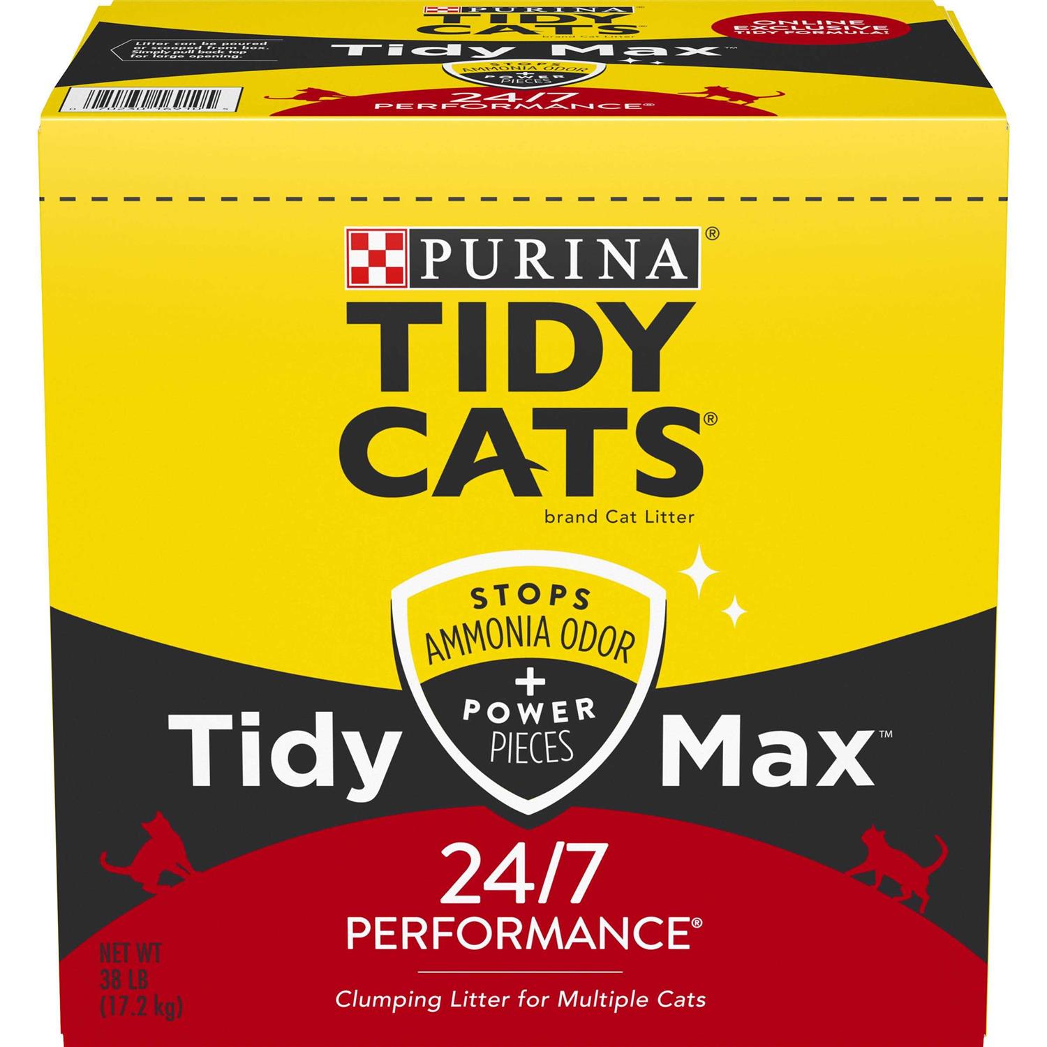 Tidy Cats Tidy Max Clumping Cat Litter 24/7 Performance - Pet Supplies online store