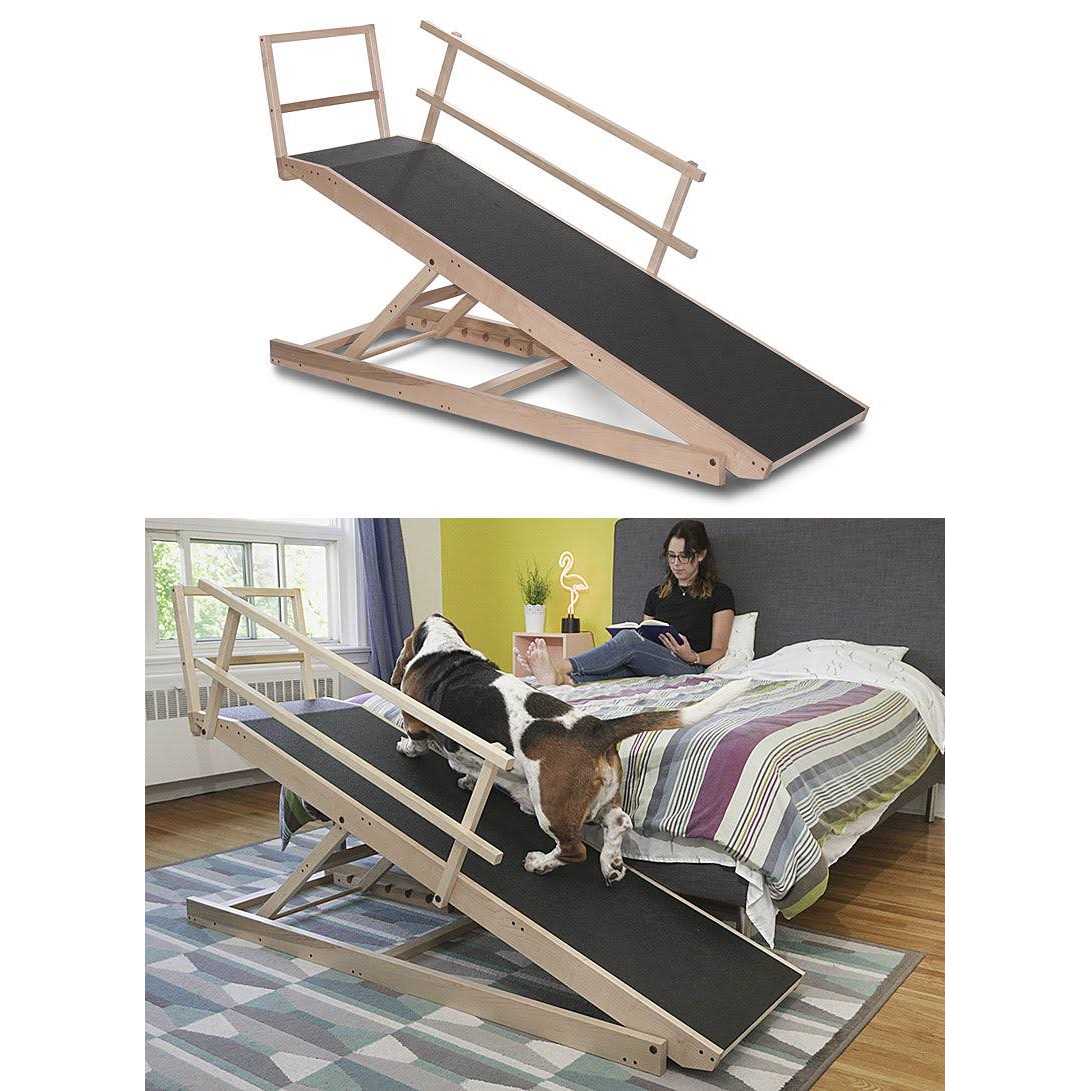 Doggoramps Large Bed Ramp for Big & Medium Dogs Adjustable Height Sturdy - Pet Supplies online store