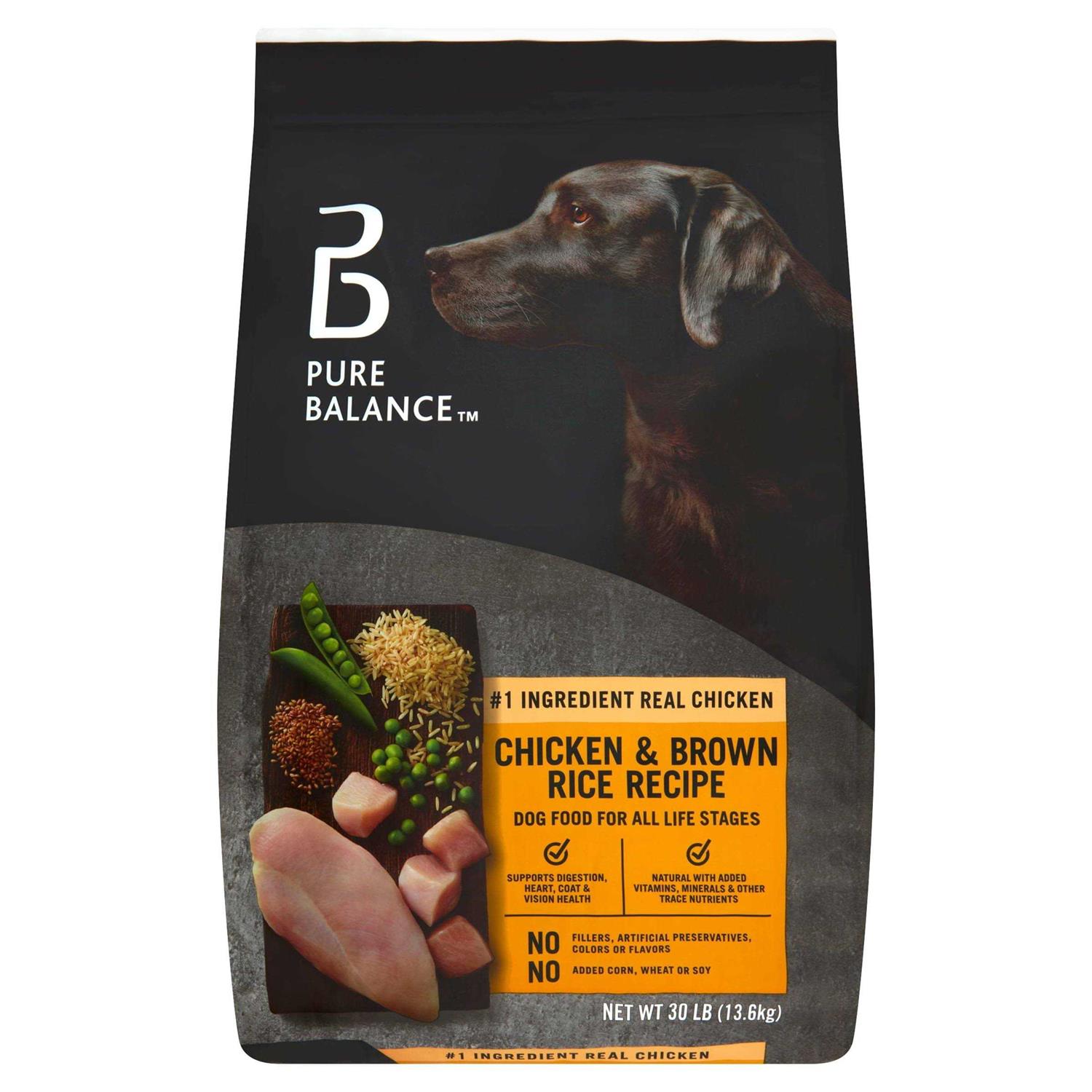 Pure Balance Chicken and Brown Rice Recipe Dry Dog Food - Pet Supplies online store