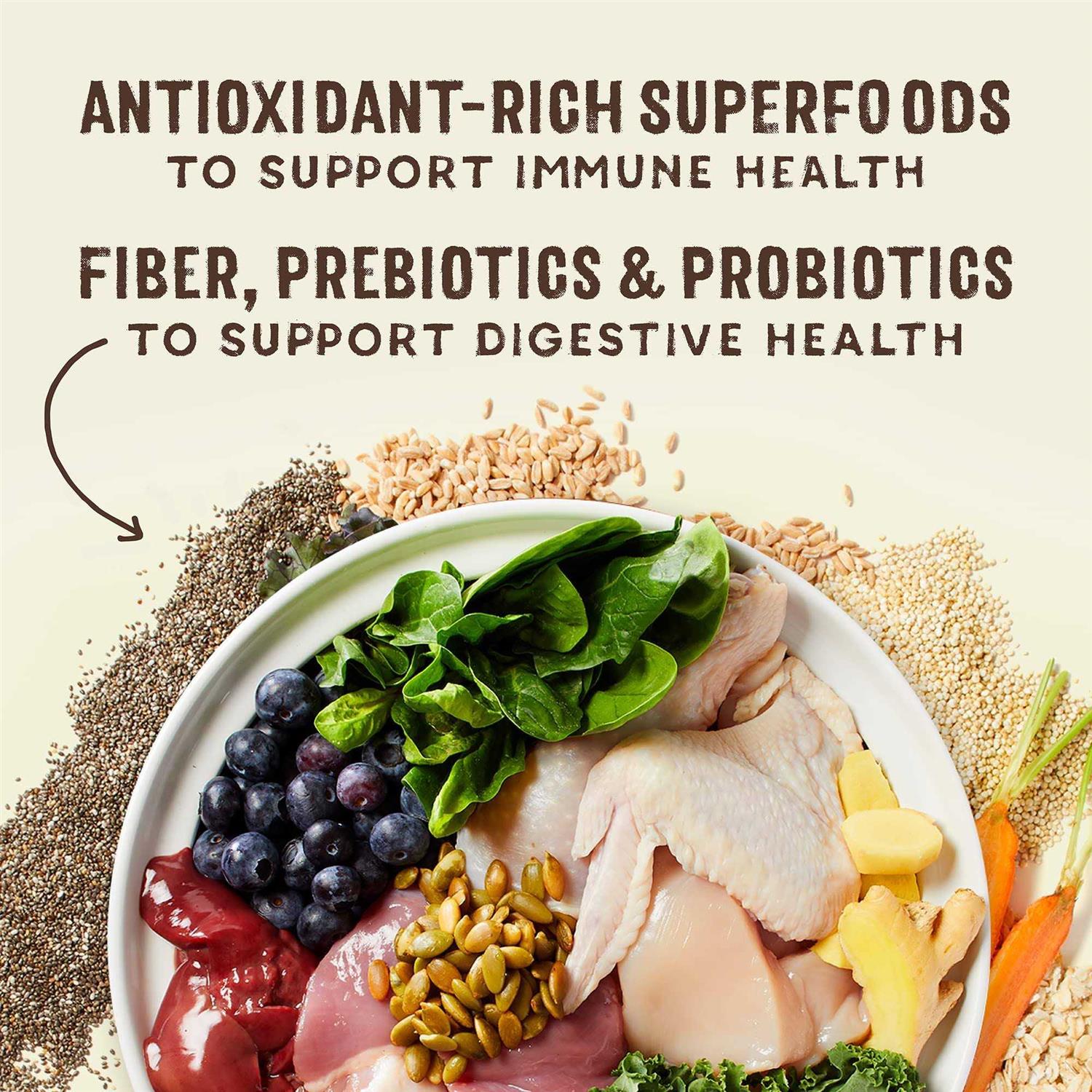 Stella & Chewy's SuperBlends Raw Wholesome Grains Cage Free Chicken & Duck Recipe with Superfoods - Pet Supplies online store