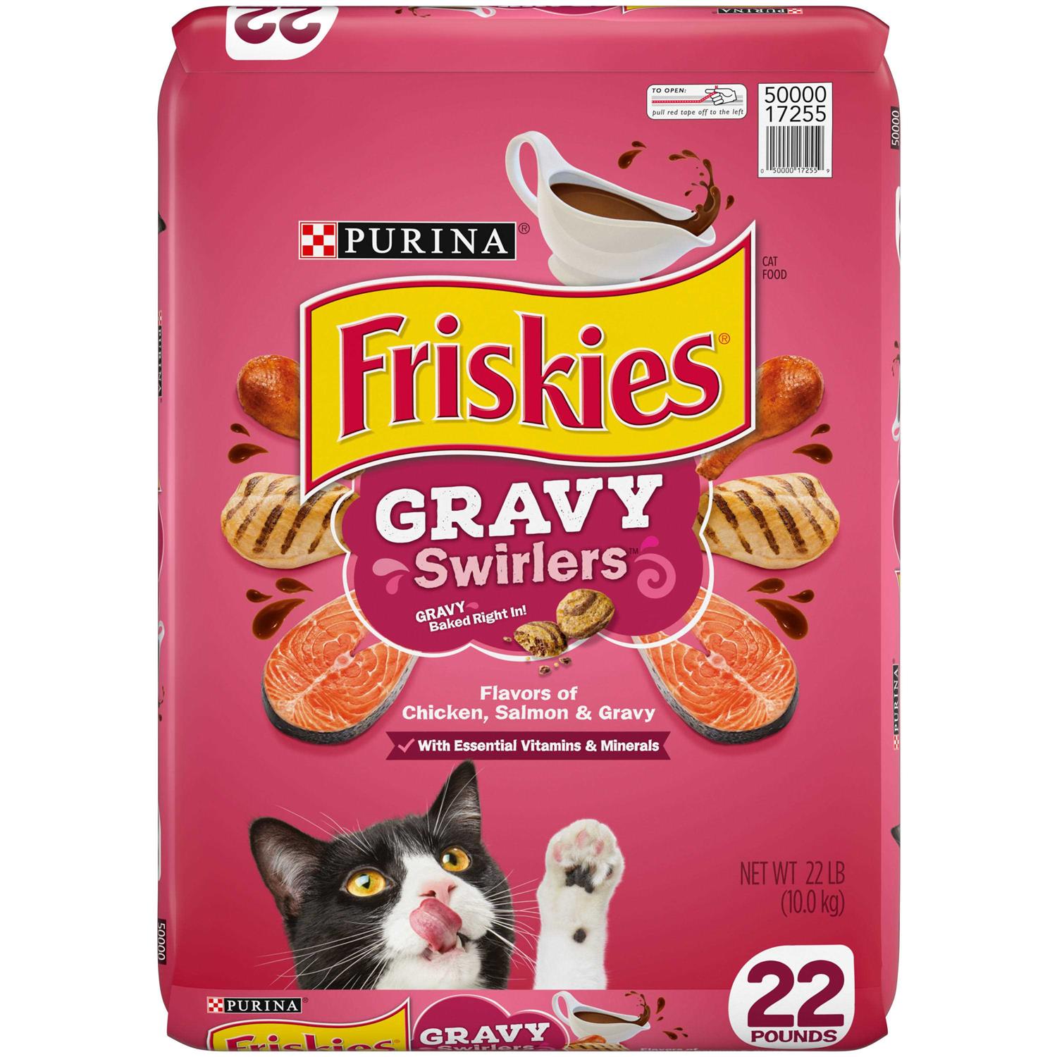 Friskies Dry Cat Food Gravy Swirlers - Pet Supplies online store