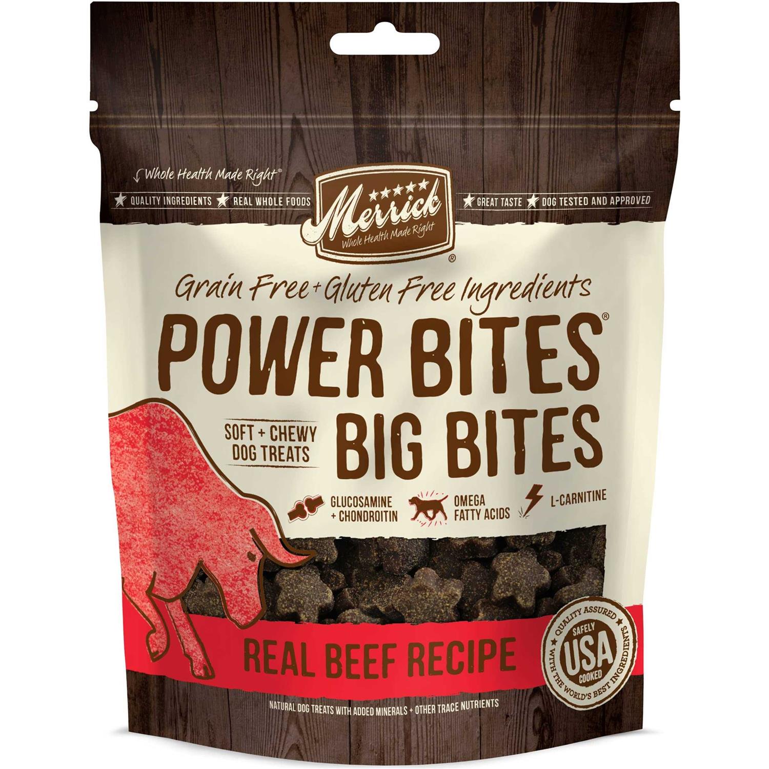 Merrick Dog Treats Power Bites - Pet Supplies online store