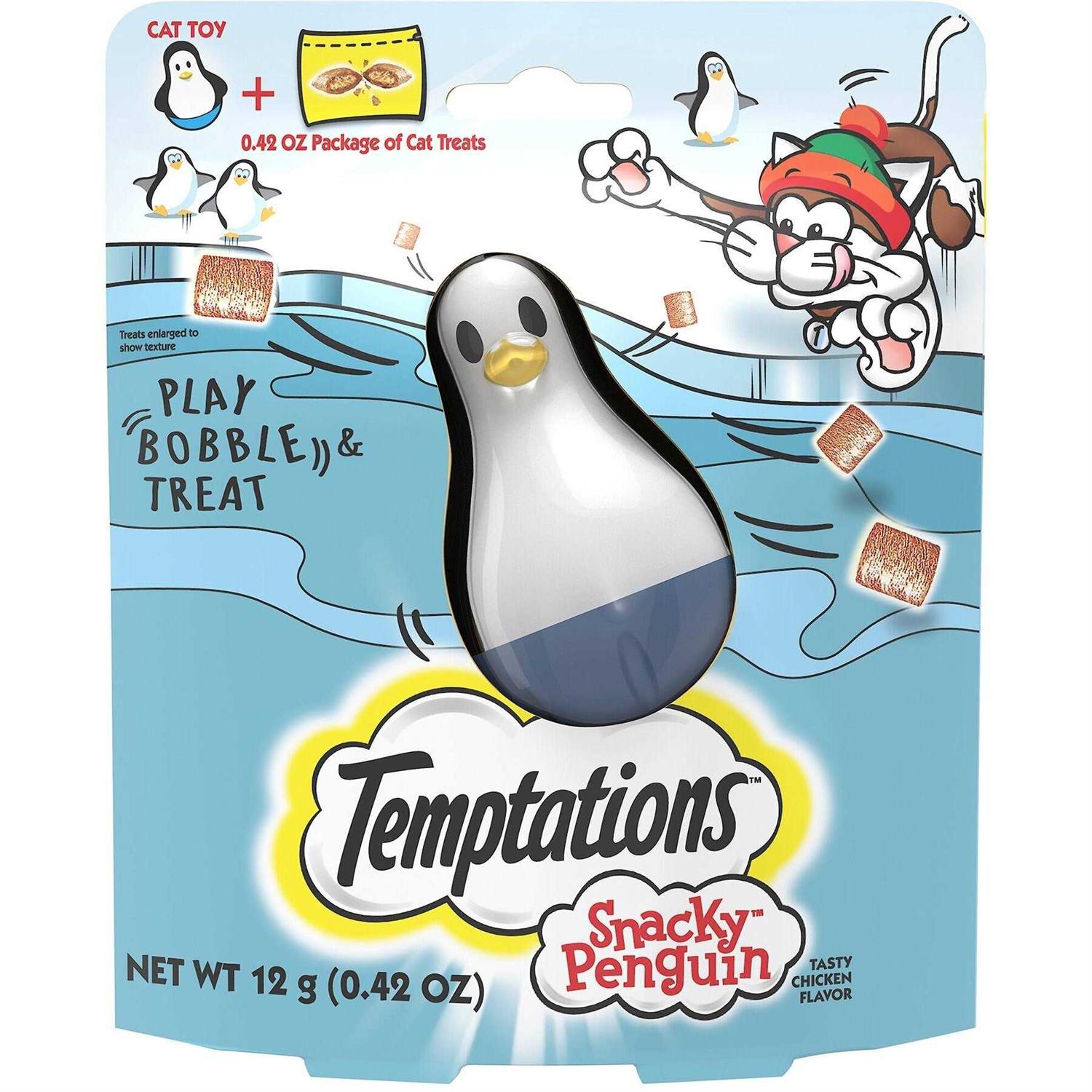 Temptations Snacky Penguin Treat Dispensing Cat Toy - Pet Supplies online store