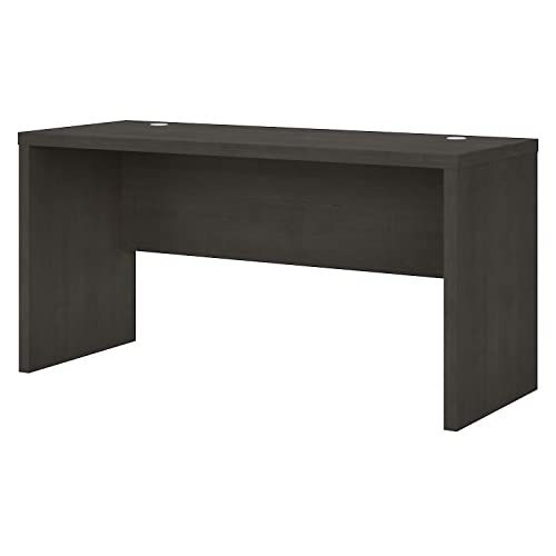 Office by kathy ireland Echo 60-inch W Credenza Desk, Modern Gray (KI60406-03)