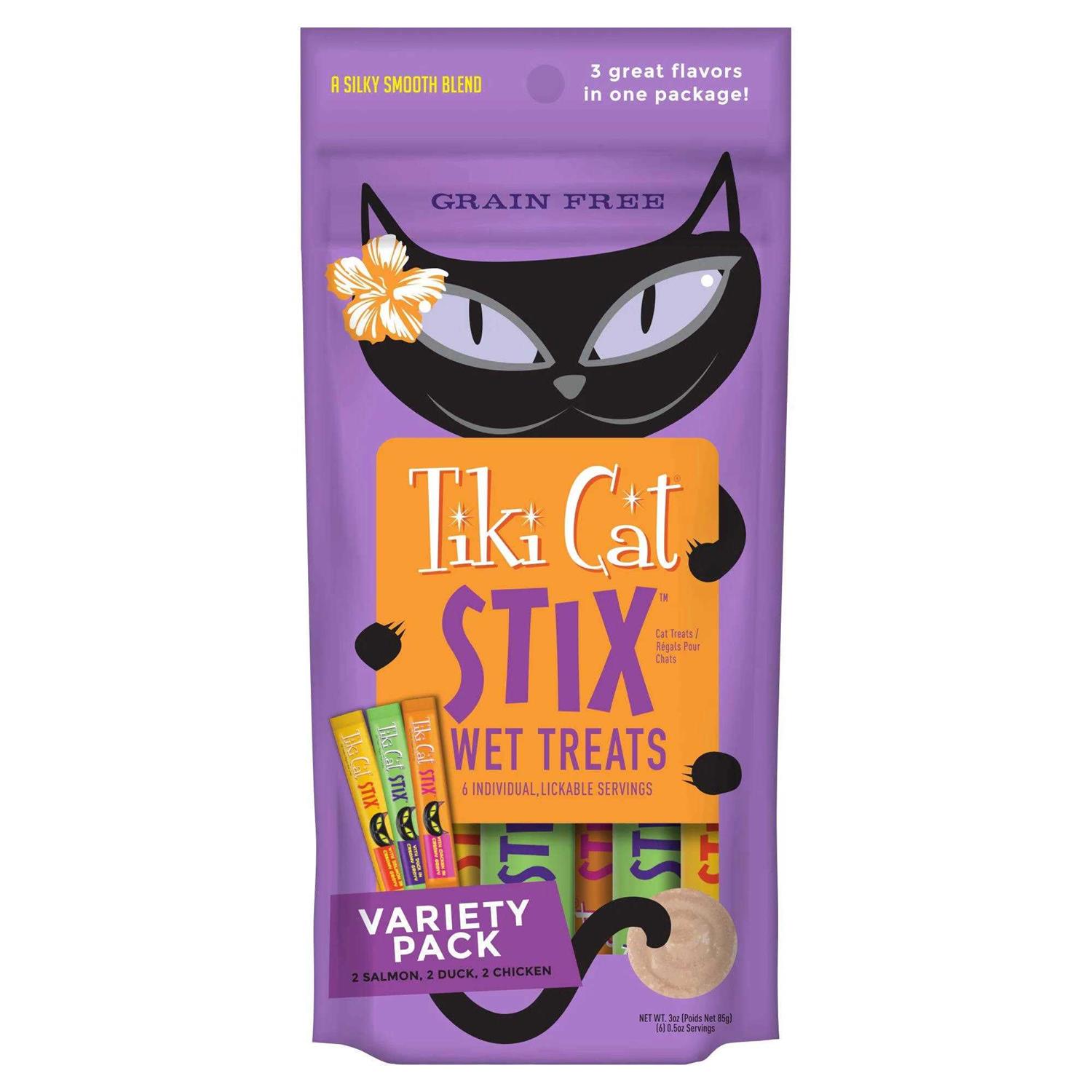 Tiki Cat Stix Wet Treats Variety Pack - Pet Supplies online store