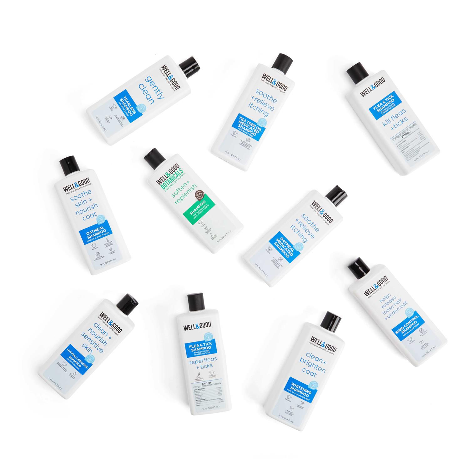 Well & Good Oatmeal Medicated Dog Shampoo - Pet Supplies online store