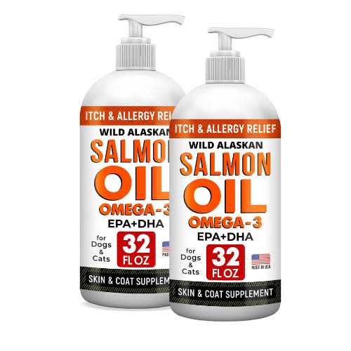 StrellaLab Wild Alaskan Salmon Oil Omega 3 for Dogs - Pet Supplies online store