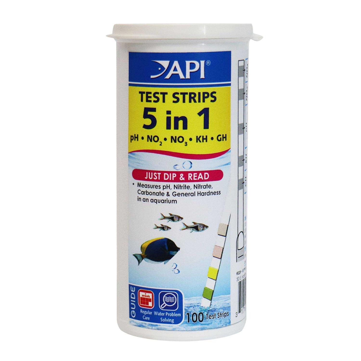 API 5 in 1 Aquarium Test Strips - Pet Supplies online store