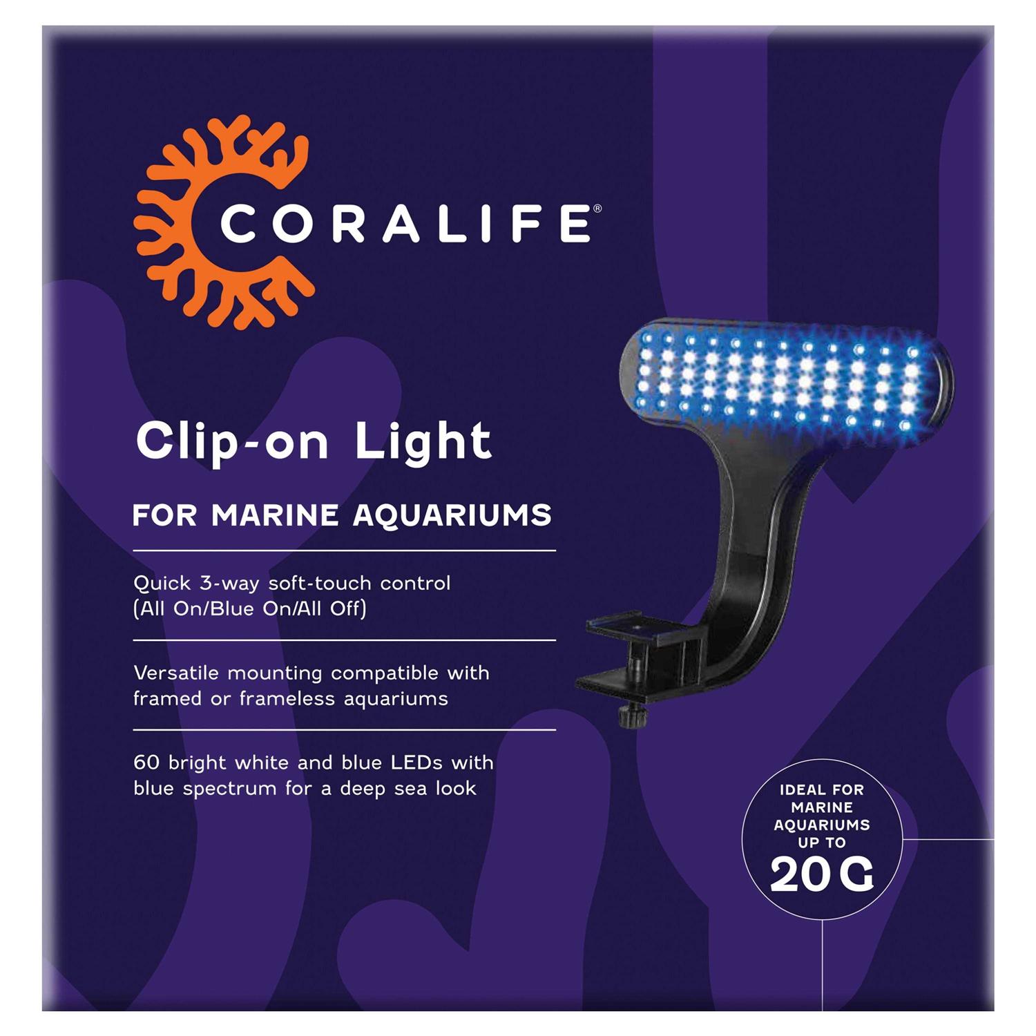 Coralife LED Marine Aquarium Clip On Light - Pet Supplies online store