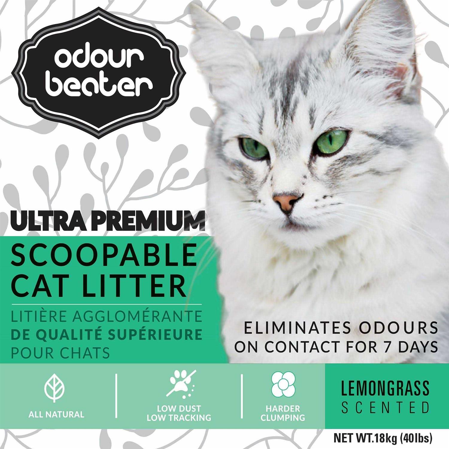 Odour Beater Lemongrass Cat Litter - Pet Supplies online store