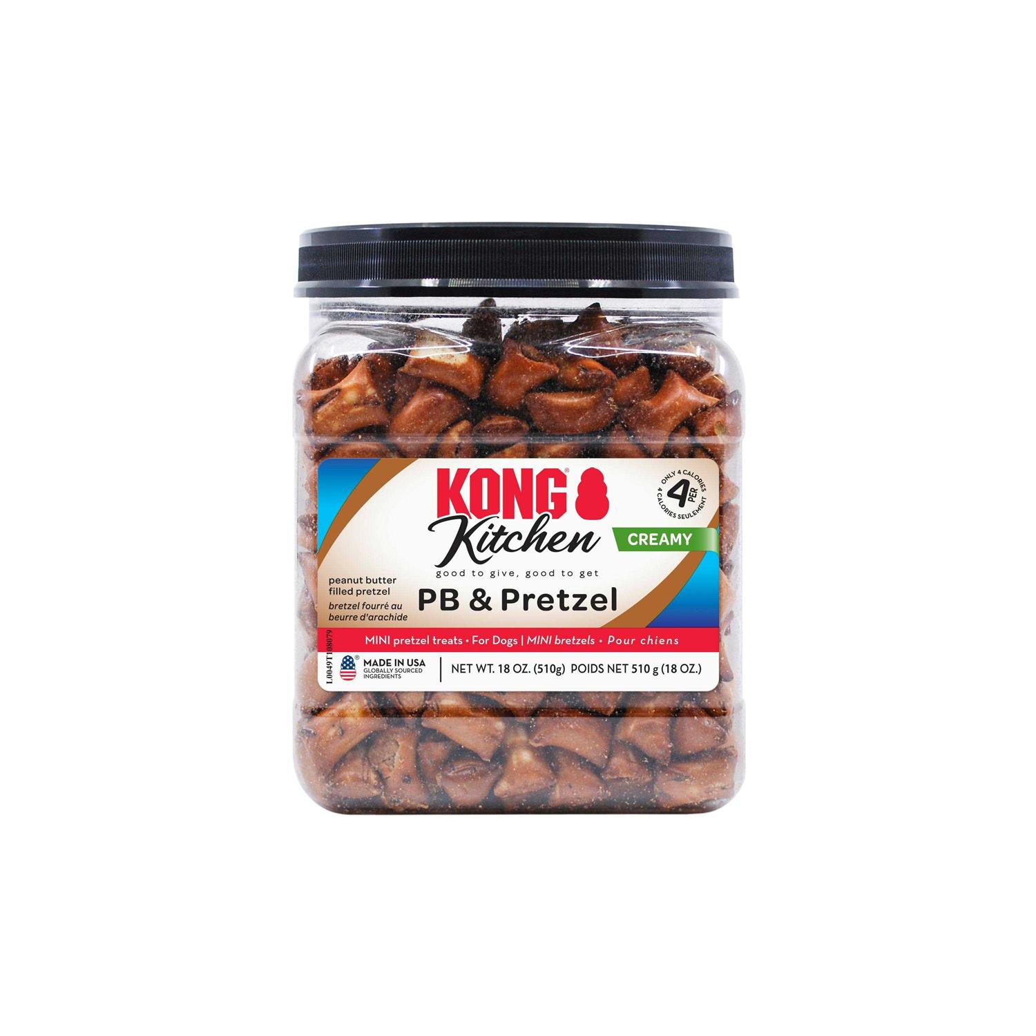 KONG Kitchen Creamy PB & Pretzel Dog Treats - Pet Supplies online store