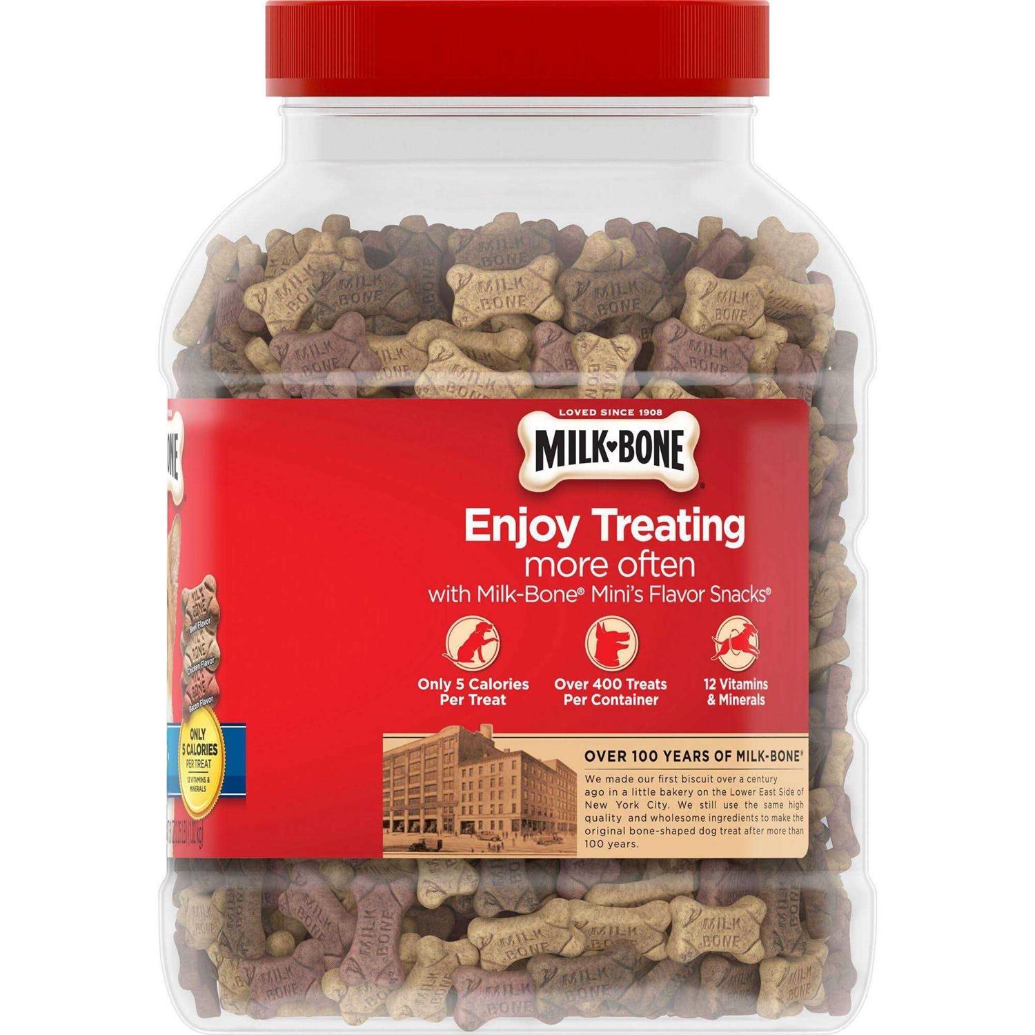 Milk-Bone Flavor Snacks Dog Treats Mini - Pet Supplies online store