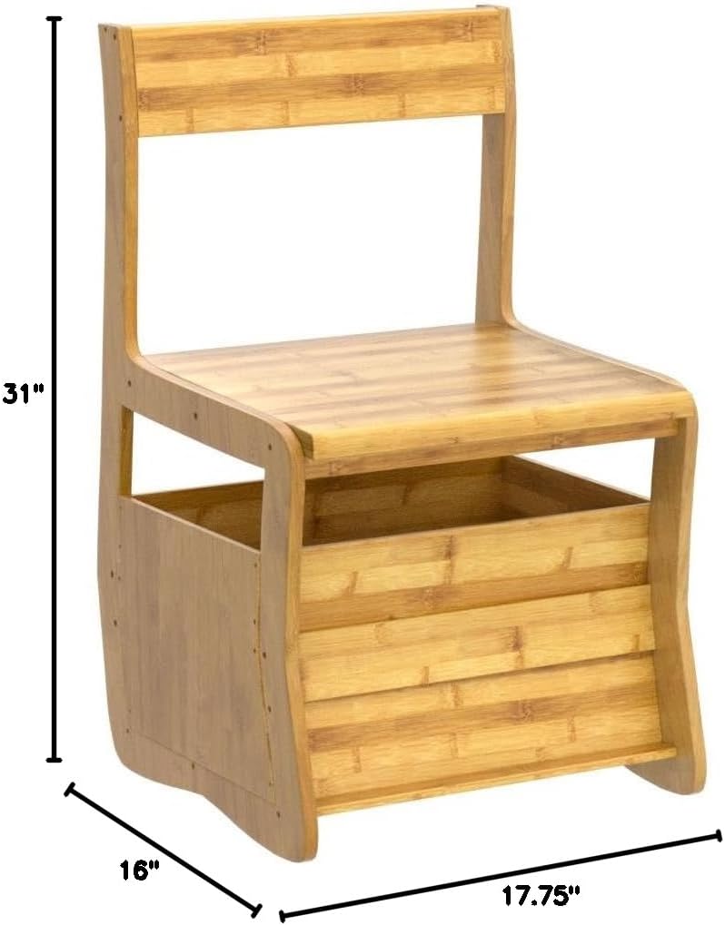 TYL Storage Box Accent Chair, one Size, Brown