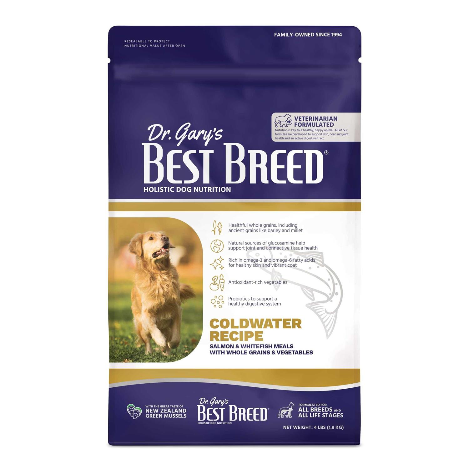 Dr. Gary's Best Breed Holistic Coldwater Recipe Dry Dog Food - Pet Supplies online store