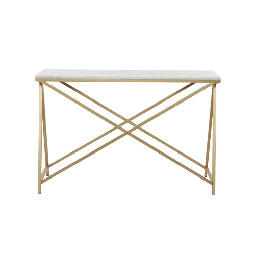 Deco 79 Contemporary Metal Rectangle Console Table, 47
