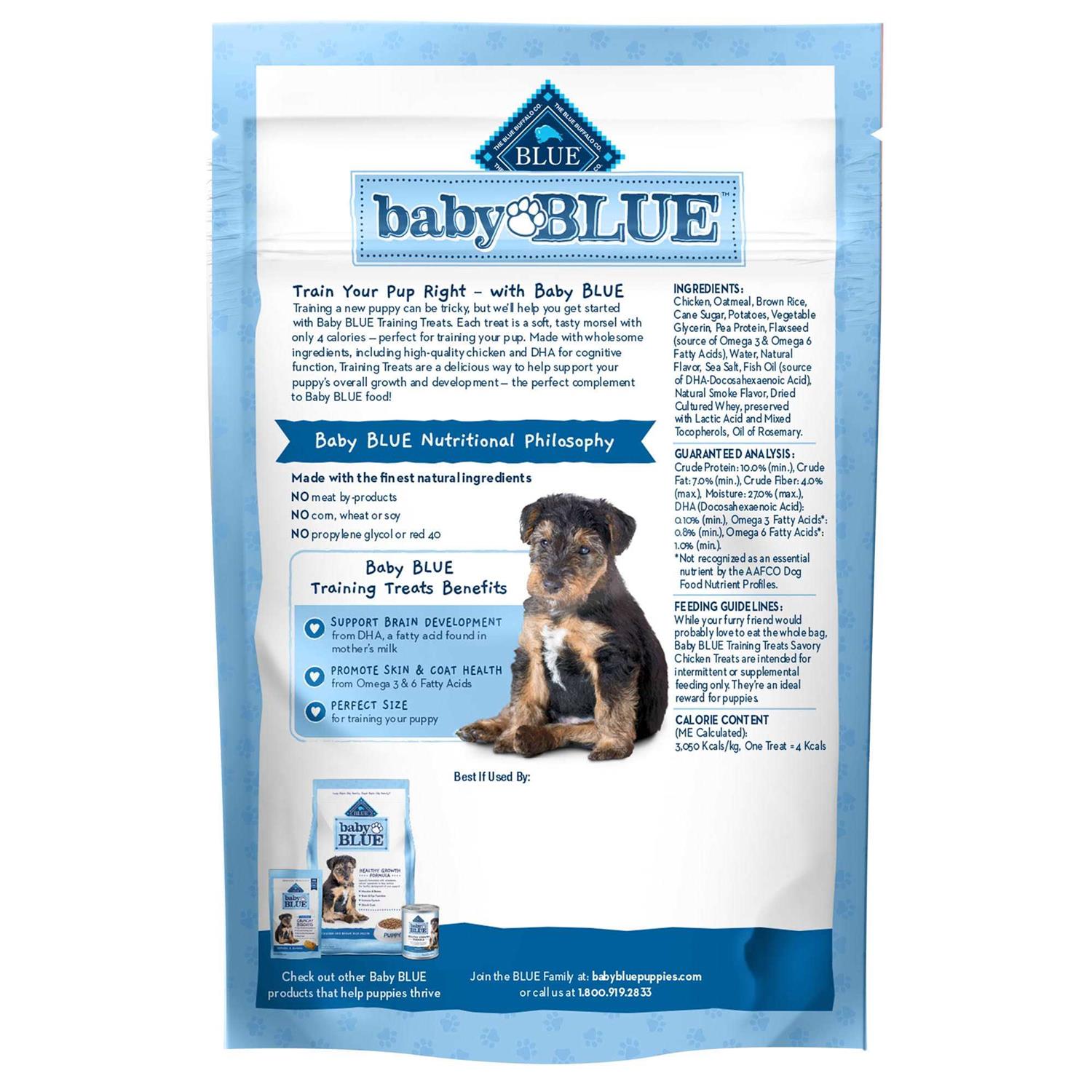 Blue Buffalo Baby Blue Training Treats Natural Puppy Soft Dog Treats - Pet Supplies online store
