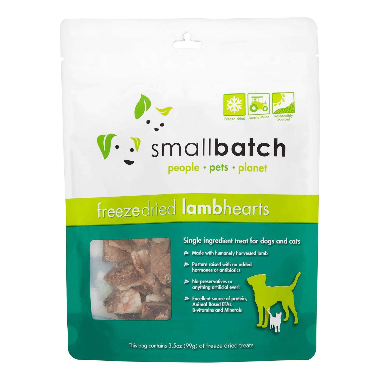 Smallbatch Freeze Dried Hearts - Pet Supplies online store