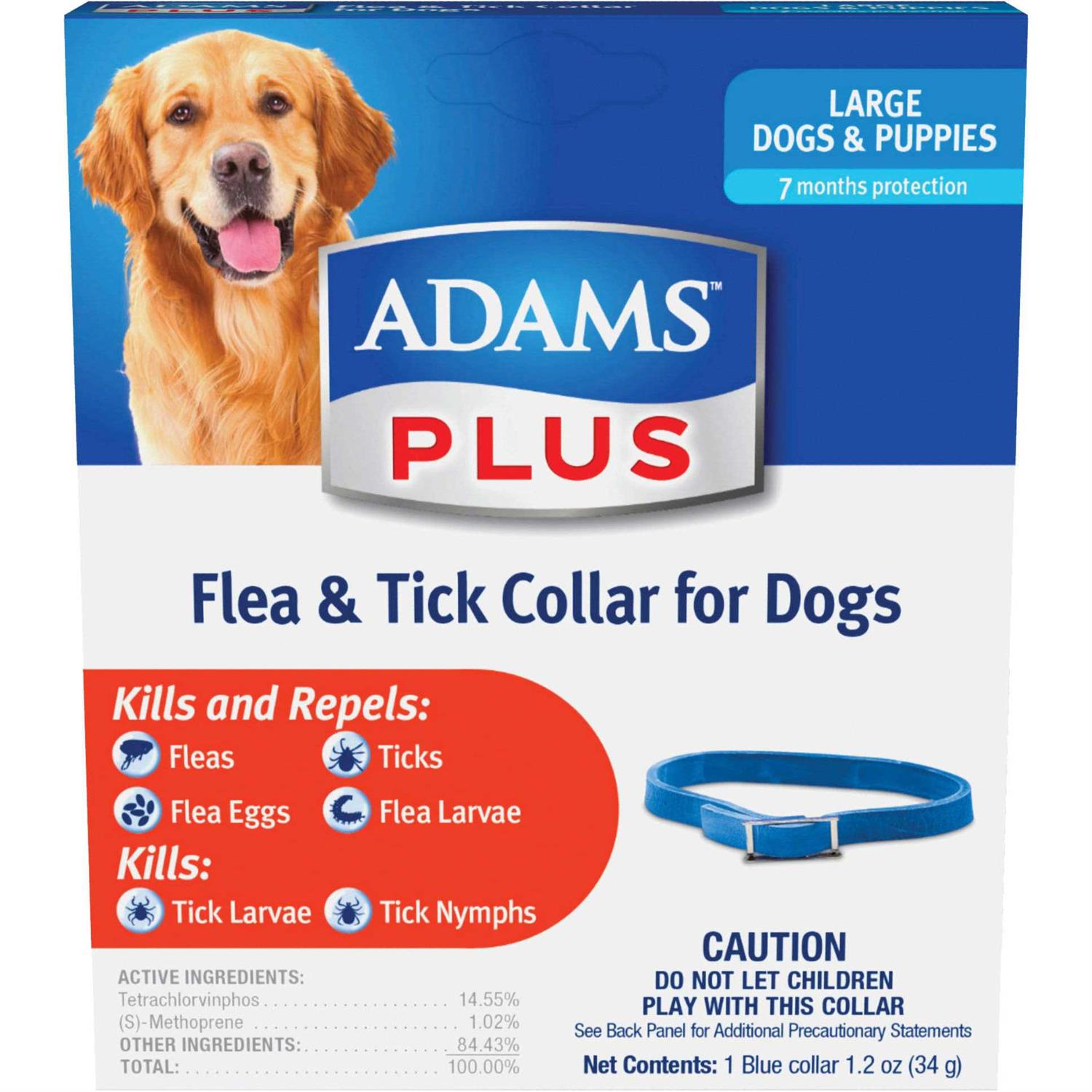 Adams Flea & Tick Plus Collar for Dogs - Pet Supplies online store
