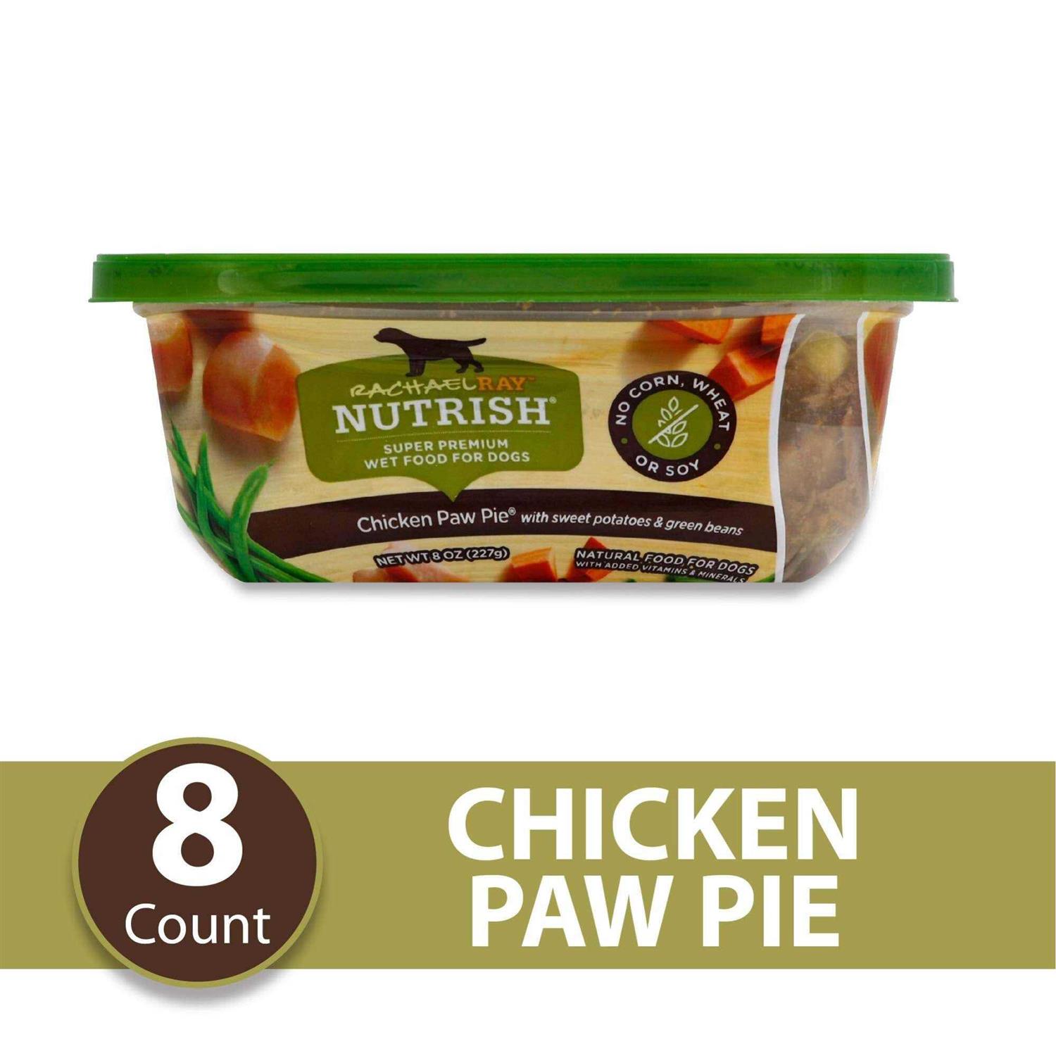 Rachael Ray Nutrish Natural Grain Free Chicken Paw Pie Wet Dog Food - Pet Supplies online store