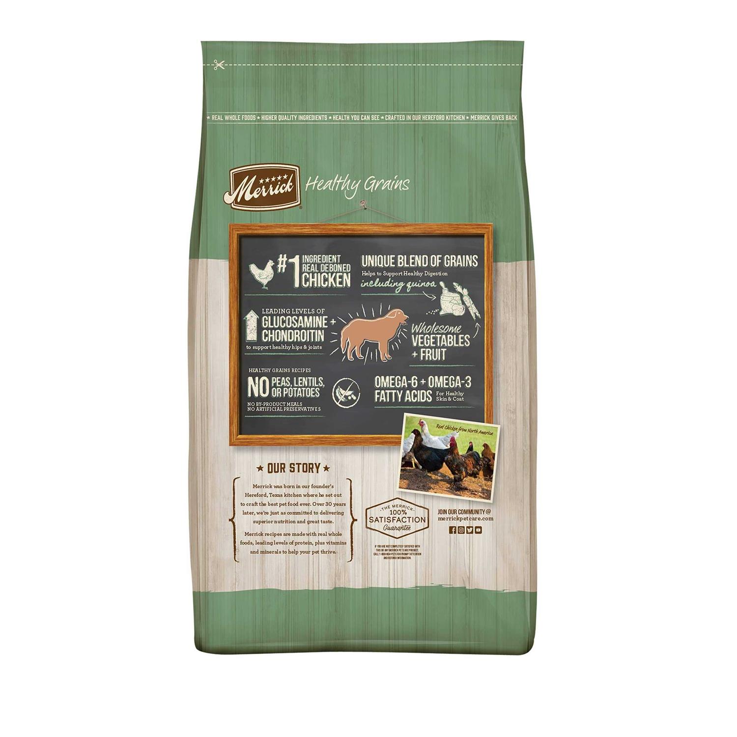 Merrick Healthy Grains Senior Dry Dog Food - Pet Supplies online store
