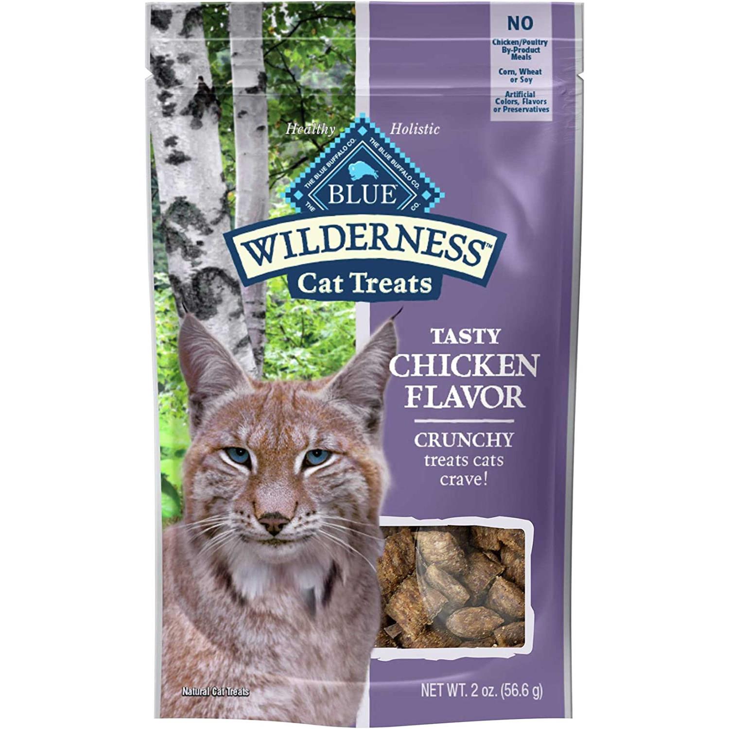 Blue Buffalo Wilderness Chicken Crunchy Cat Treats - Pet Supplies online store