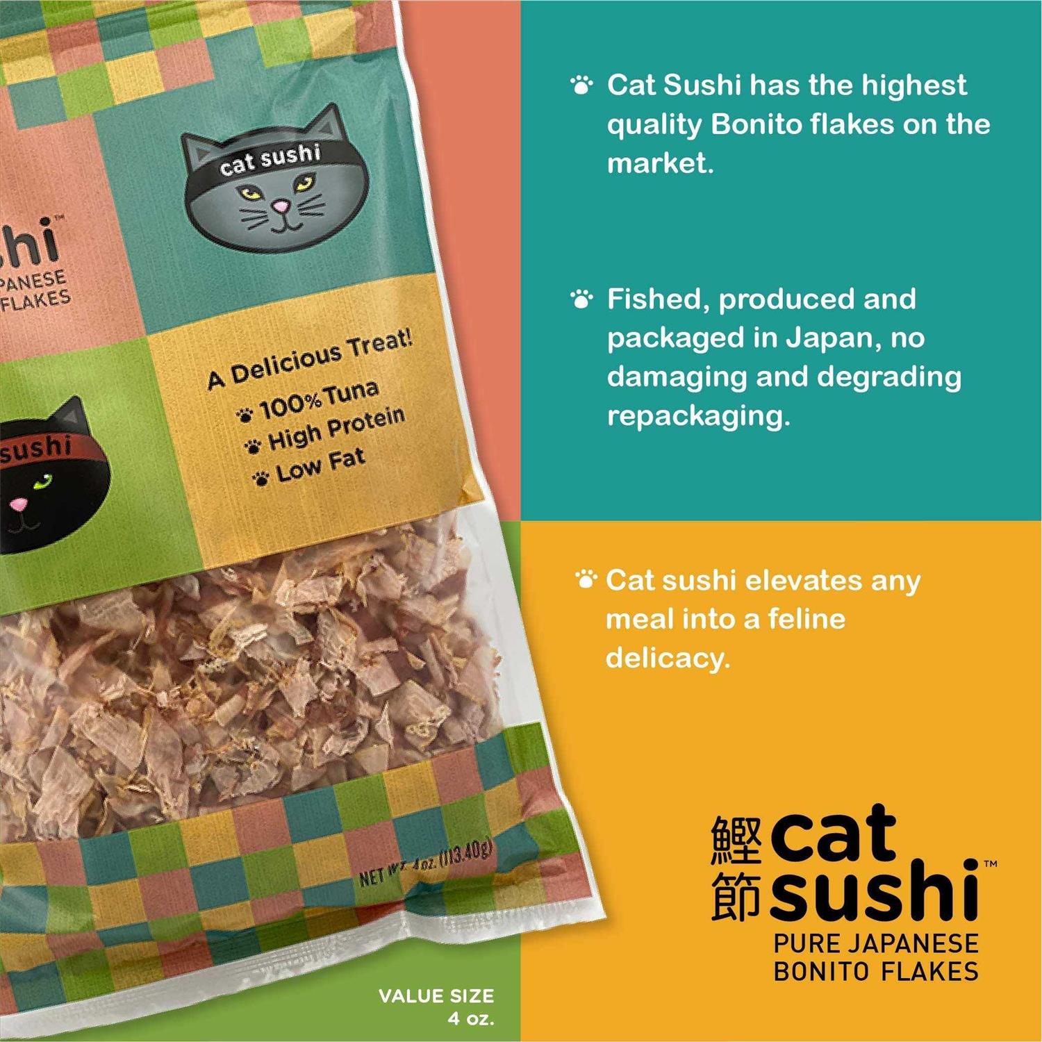 Cat Sushi Bonito Flakes Classic Cut - Pet Supplies online store