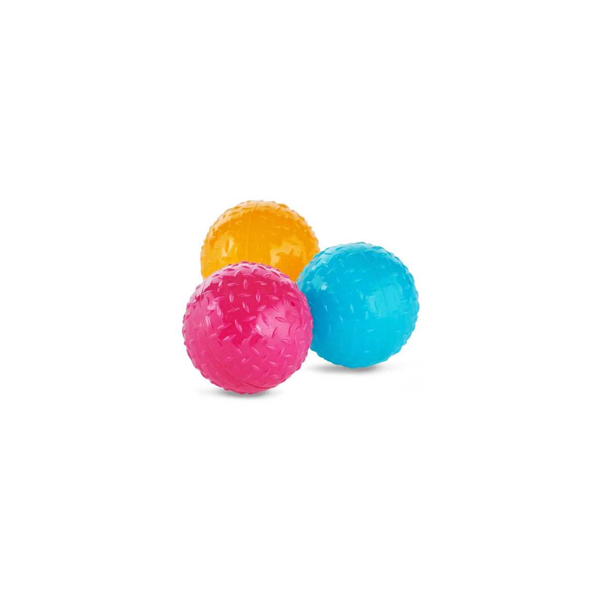 Leaps & Bounds Romp & Run Glow-in-The-Dark Bouncy Ball Assortment Dog Toy - Pet Supplies online store