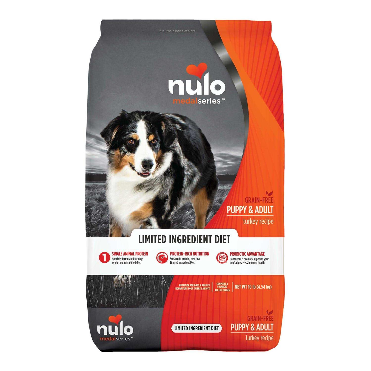 Nulo MedalSeries Puppy & Adult Dog Food Grain Free Limited Ingredient Turkey - Pet Supplies online store