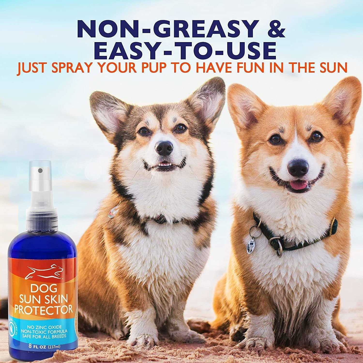 EBPP Dog Sunscreen Sun Skin Protector Spray 8 oz Safe for All Breeds with No Zinc Oxide - Pet Supplies online store
