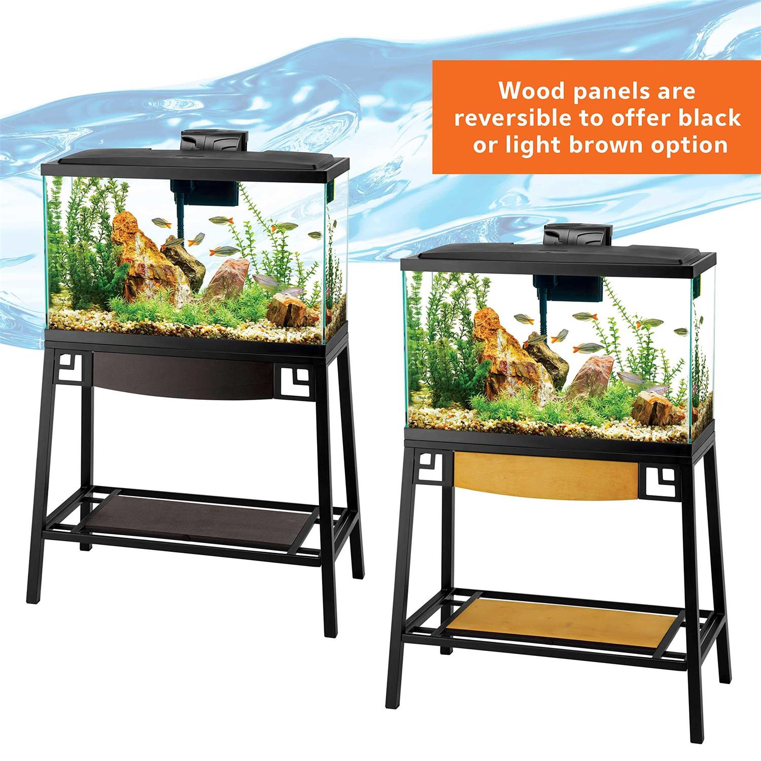Aqueon Forge Metal Aquarium Stand - Pet Supplies online store